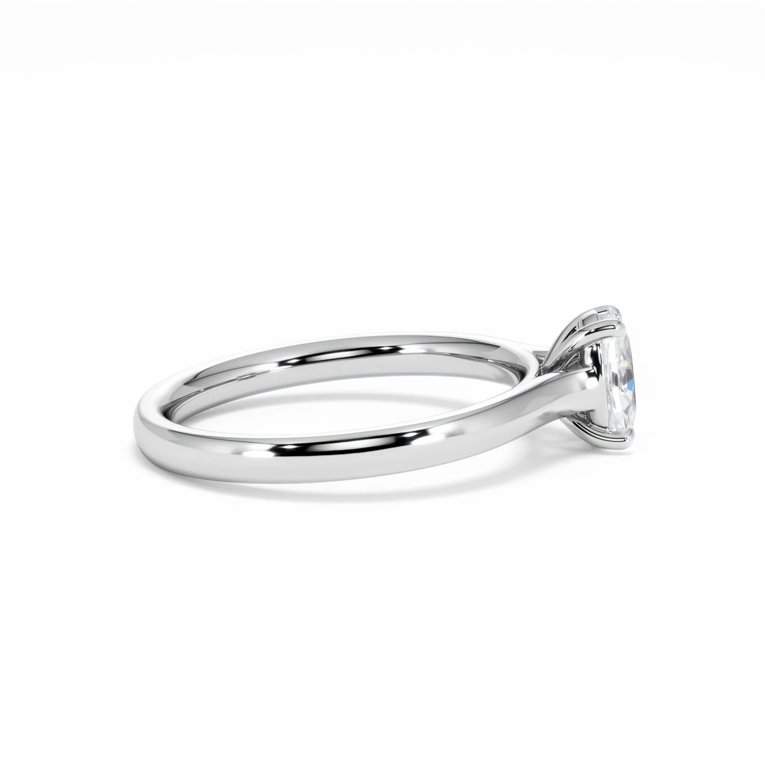 Amora Oval 0.50ct Lab Diamond Engagement Ring F/VS1 Set in Platinum - Image 30