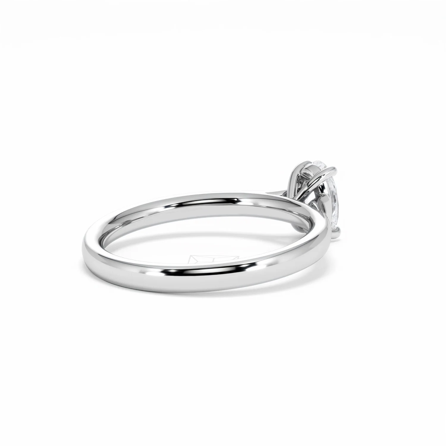 Amora Oval 0.50ct Lab Diamond Engagement Ring F/VS1 Set in Platinum - Image 39