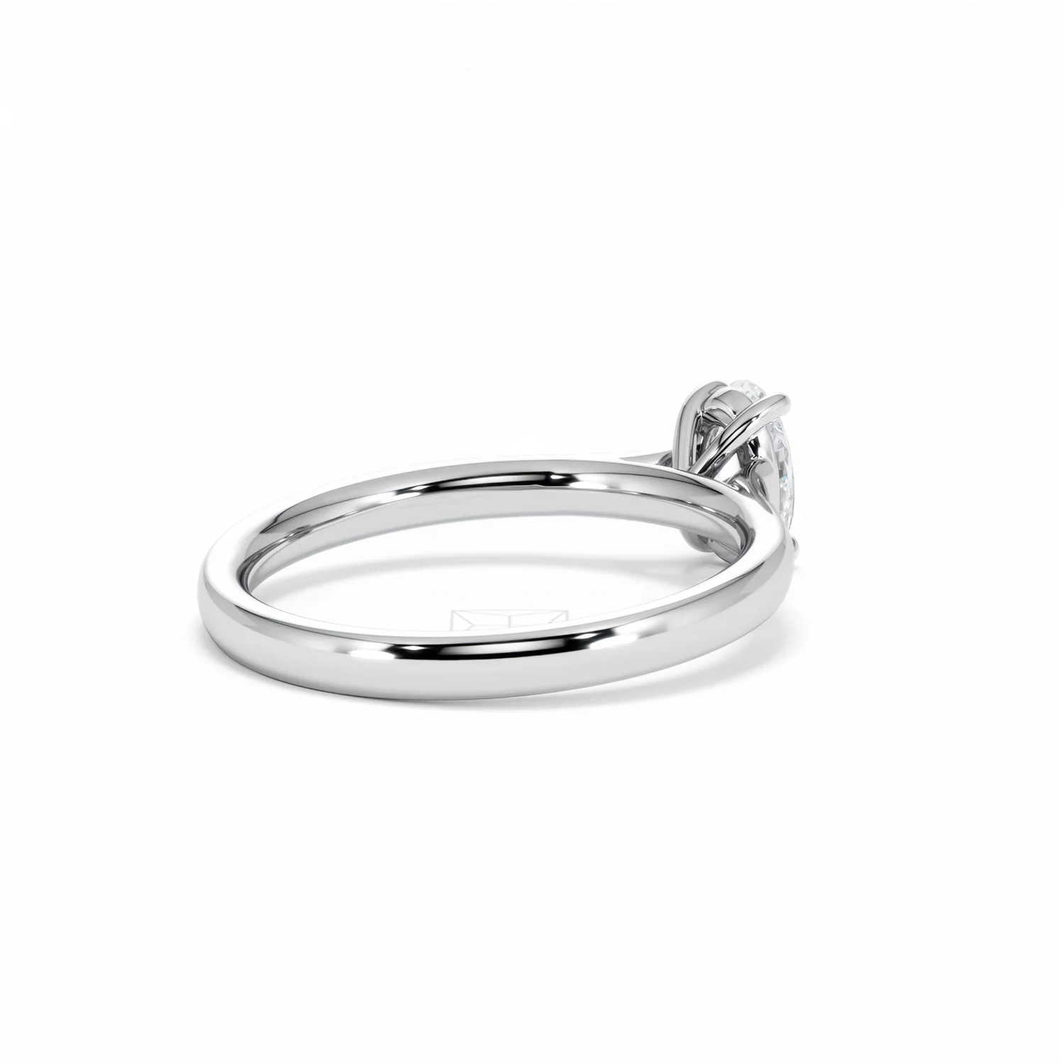 Amora Oval 0.50ct Lab Diamond Engagement Ring F/VS1 Set in Platinum - Image 40