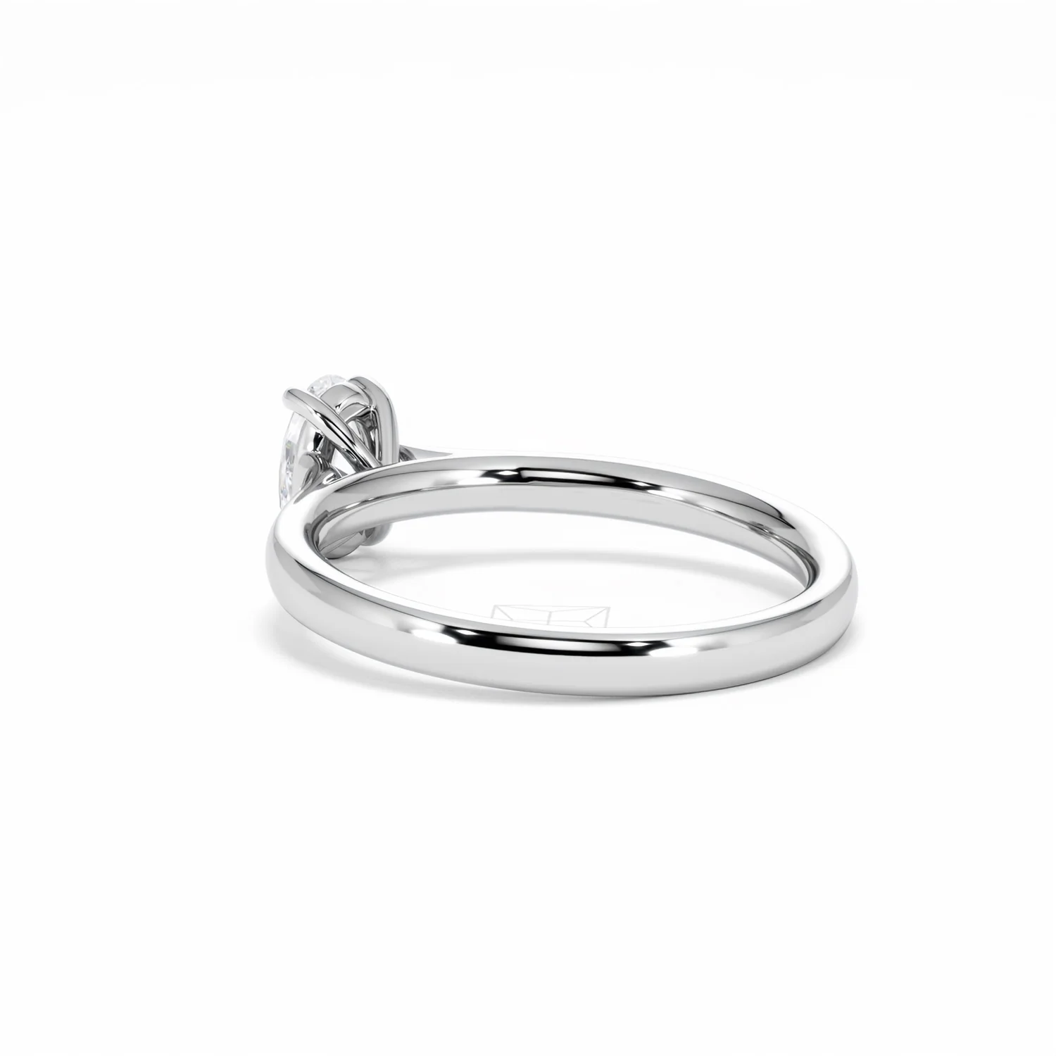 Amora Oval 0.50ct Lab Diamond Engagement Ring F/VS1 Set in Platinum - Image 59