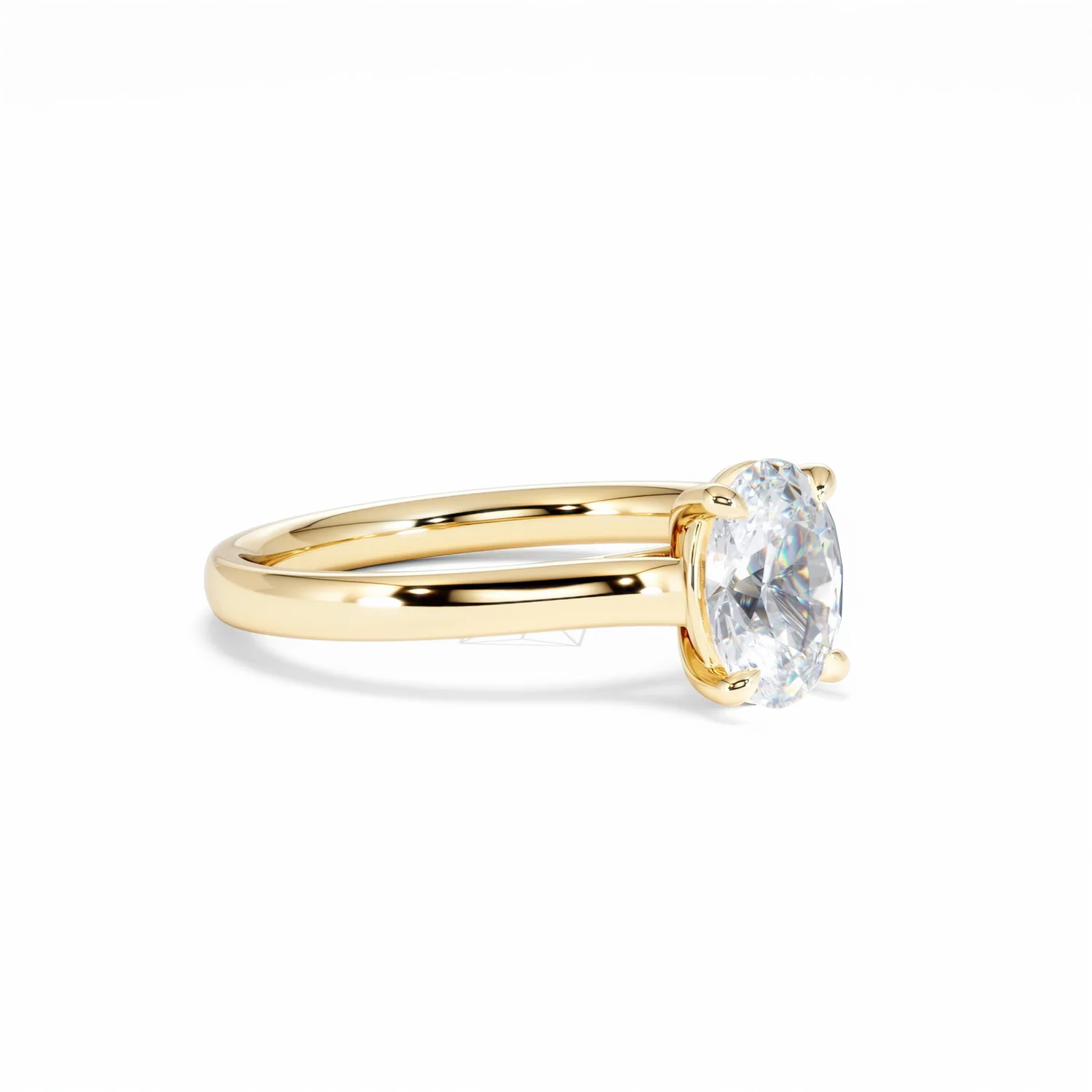 Amora Oval 1.00ct Diamond Engagement Ring G/VS1 Set in 18K Gold - Image 19
