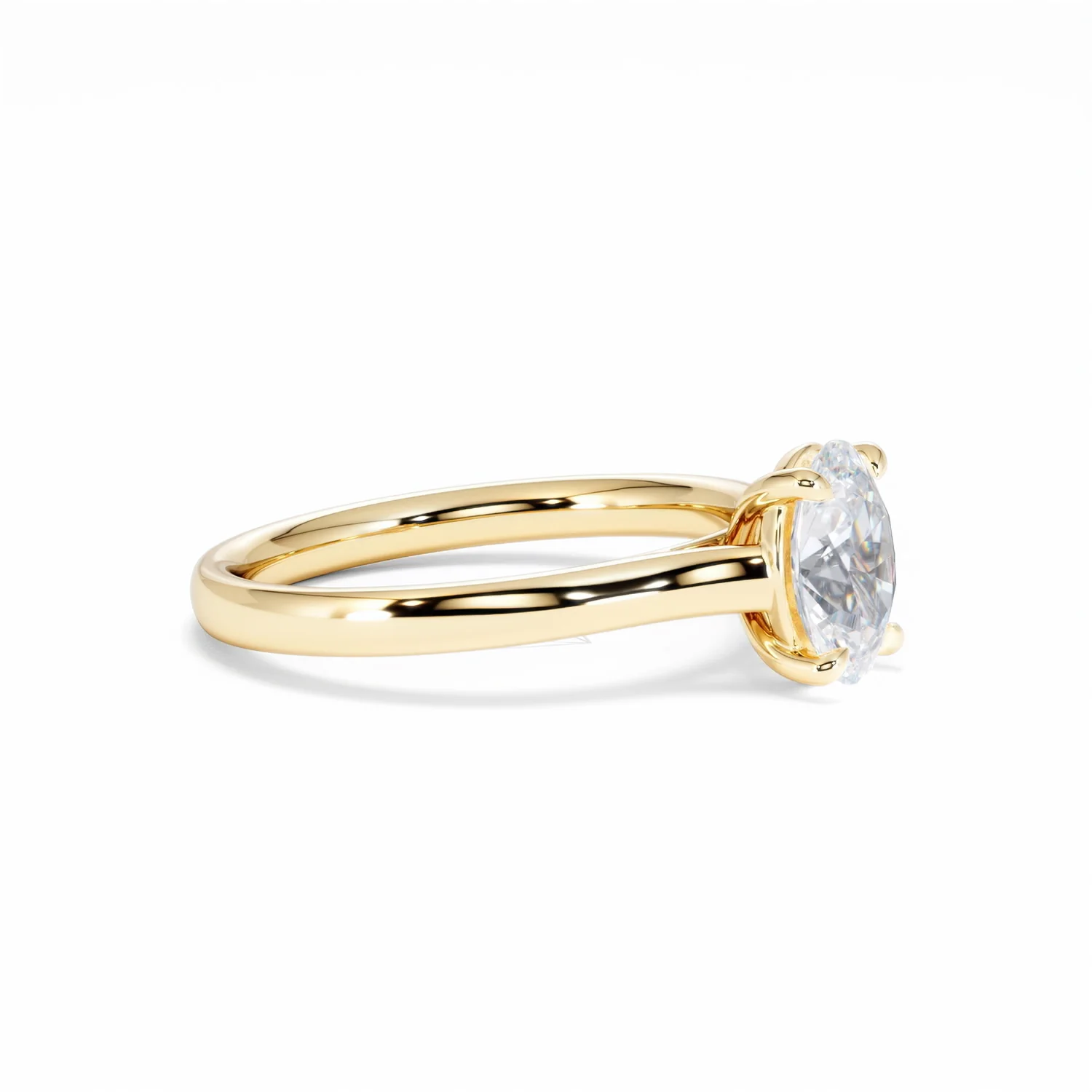Amora Oval 1.00ct Diamond Engagement Ring G/VS1 Set in 18K Gold - Image 23