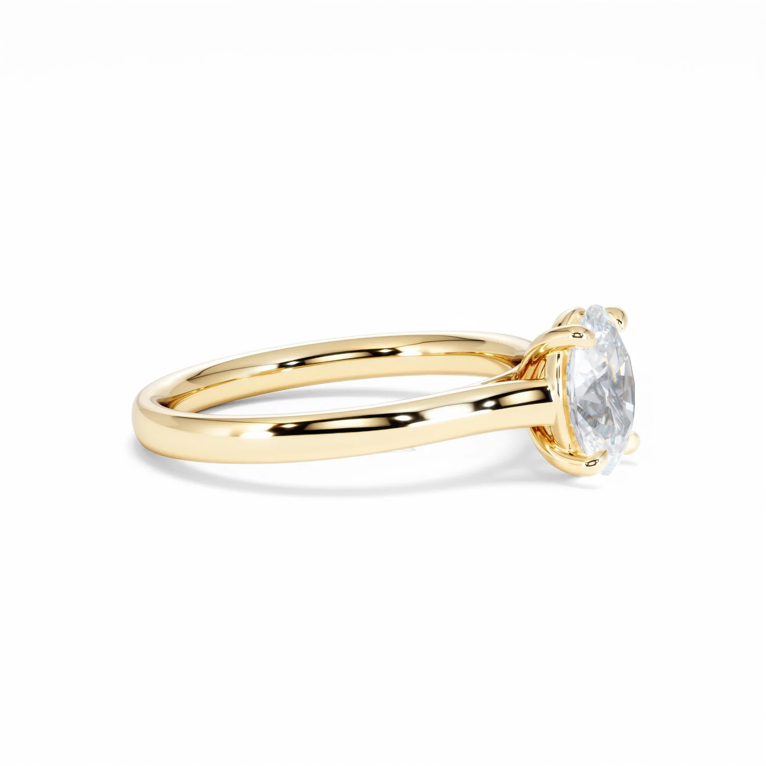 Amora Oval 1.00ct Diamond Engagement Ring G/VS1 Set in 18K Gold - Image 24