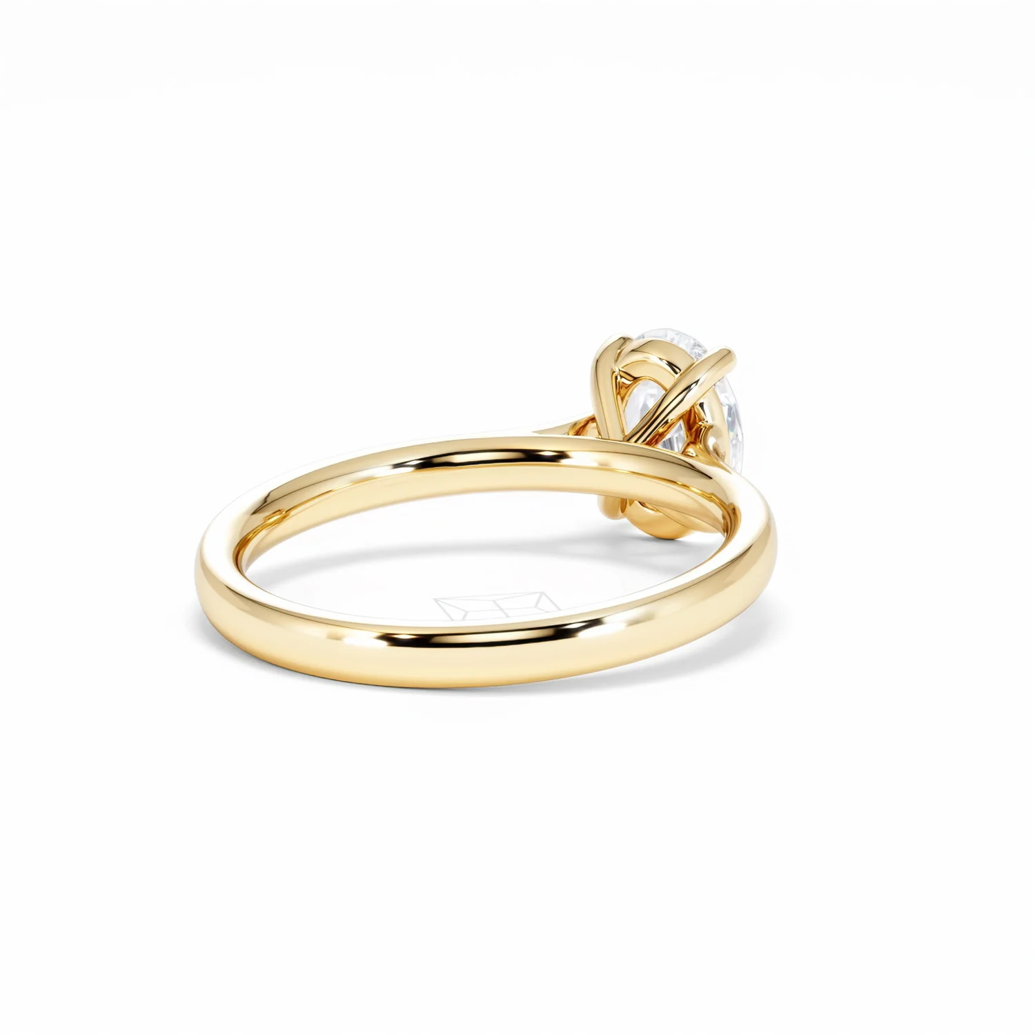Amora Oval 1.00ct Diamond Engagement Ring G/VS1 Set in 18K Gold - Image 43