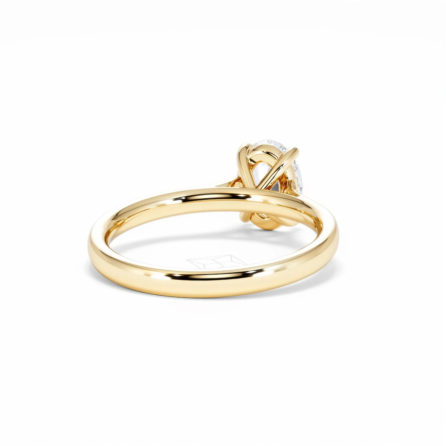 Amora Oval 1.00ct Diamond Engagement Ring G/VS1 Set in 18K Gold - Image 45