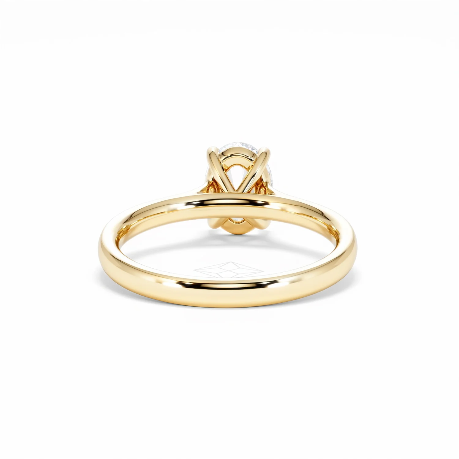Amora Oval 1.00ct Diamond Engagement Ring G/VS1 Set in 18K Gold - Image 49
