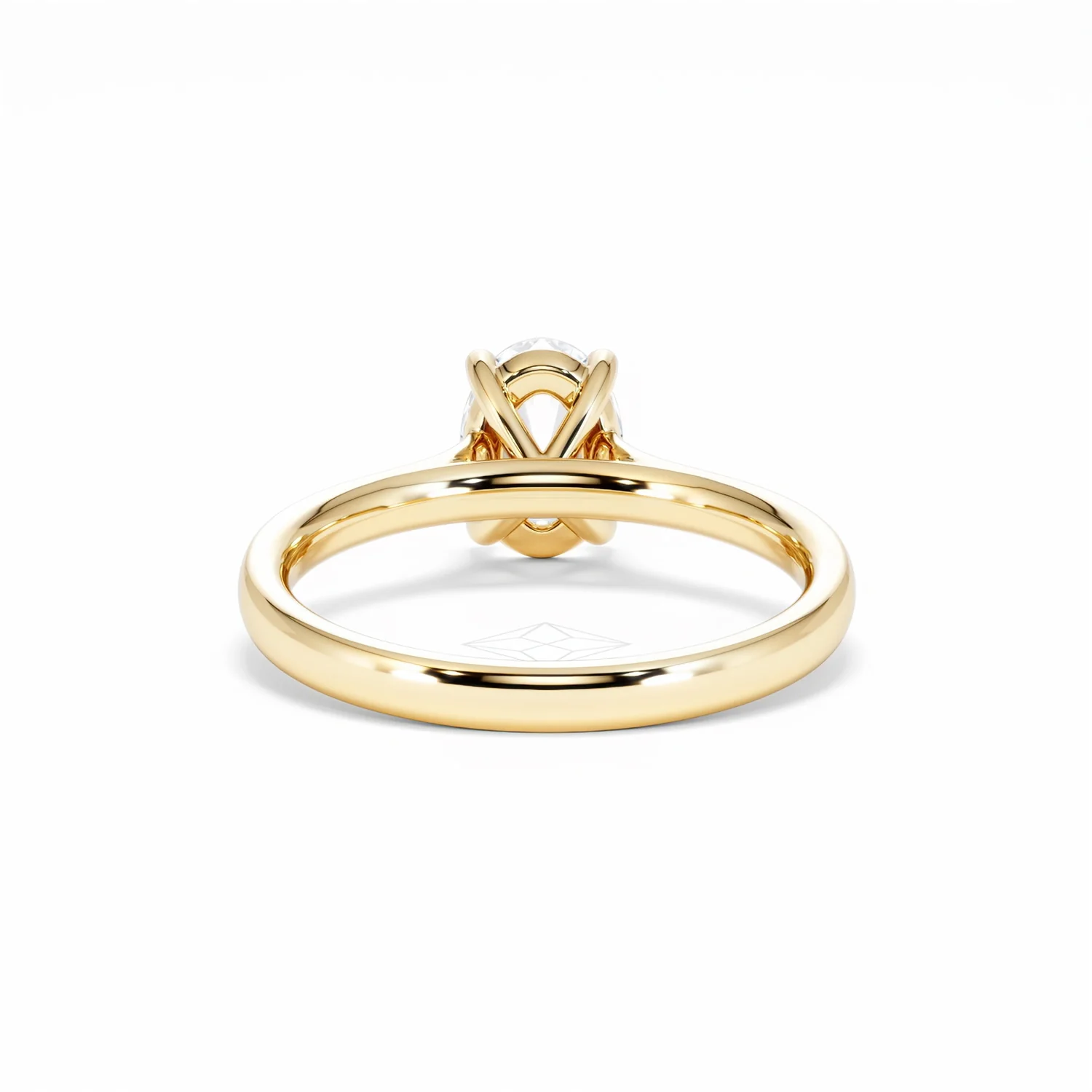 Amora Oval 1.00ct Diamond Engagement Ring G/VS1 Set in 18K Gold - Image 50