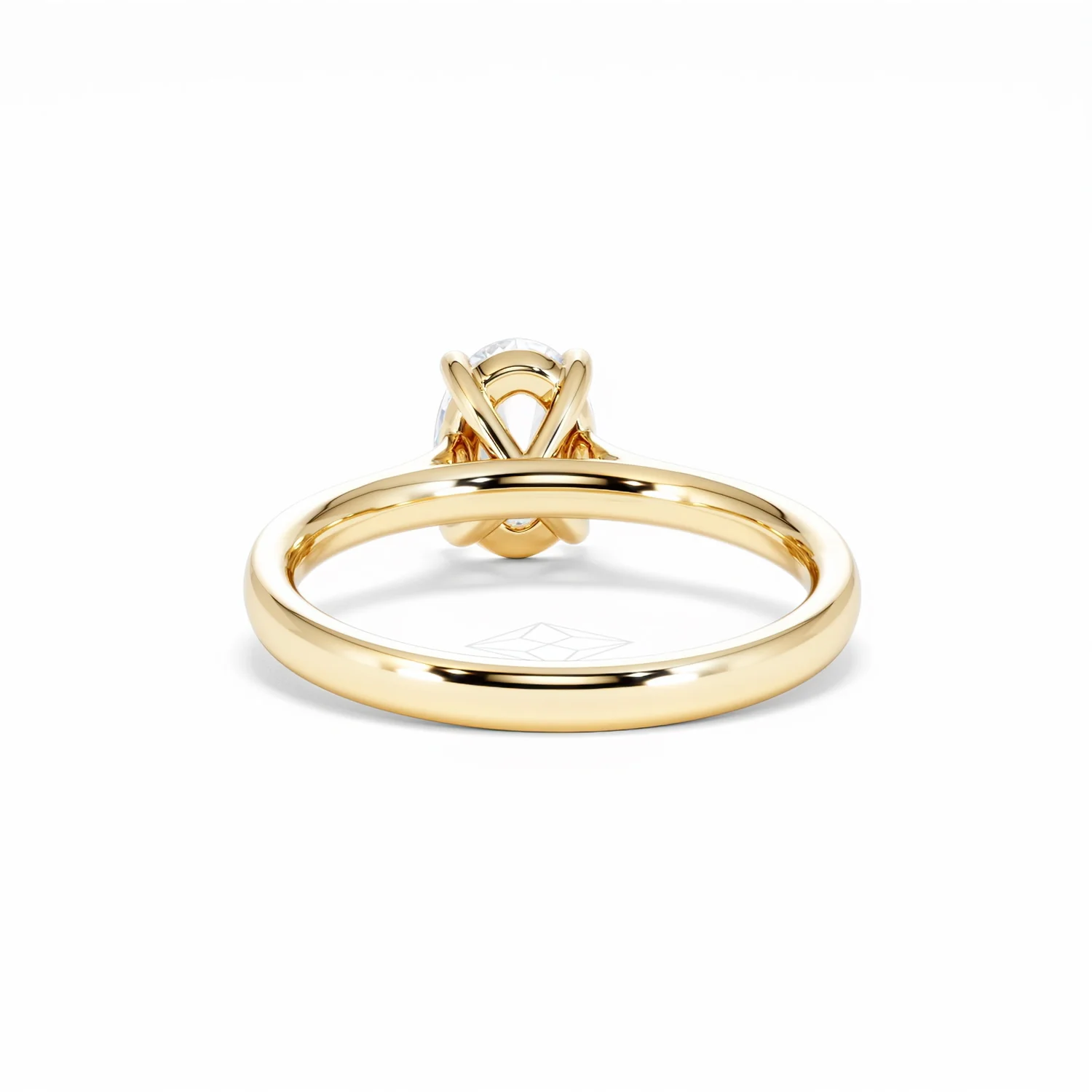 Amora Oval 1.00ct Diamond Engagement Ring G/VS1 Set in 18K Gold - Image 51