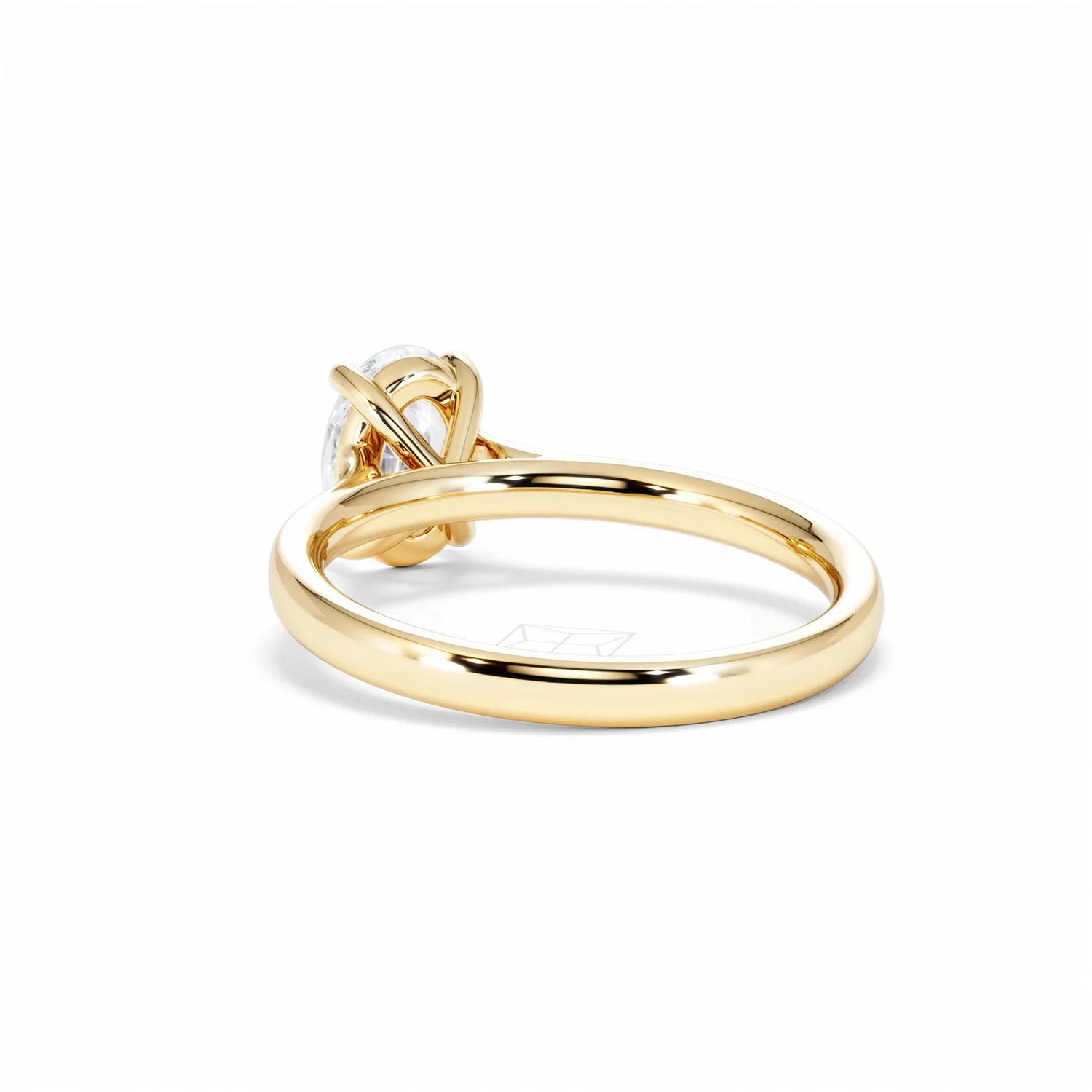 Amora Oval 1.00ct Diamond Engagement Ring G/VS1 Set in 18K Gold - Image 56