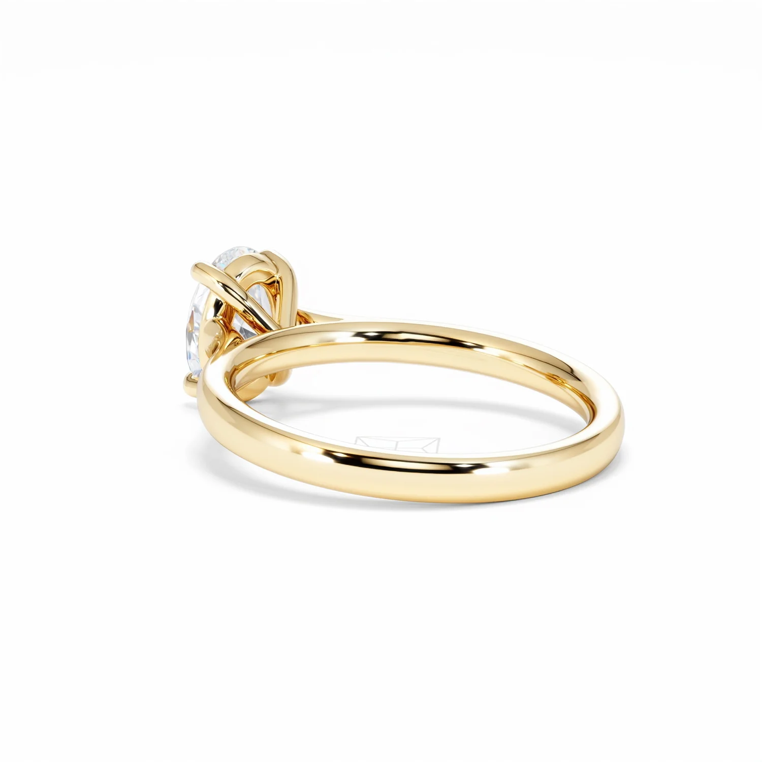 Amora Oval 1.00ct Diamond Engagement Ring G/VS1 Set in 18K Gold - Image 59
