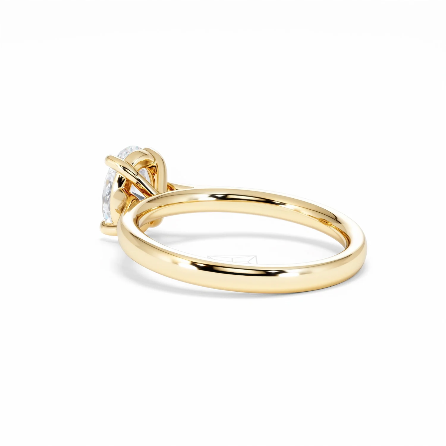 Amora Oval 1.00ct Diamond Engagement Ring G/VS1 Set in 18K Gold - Image 60