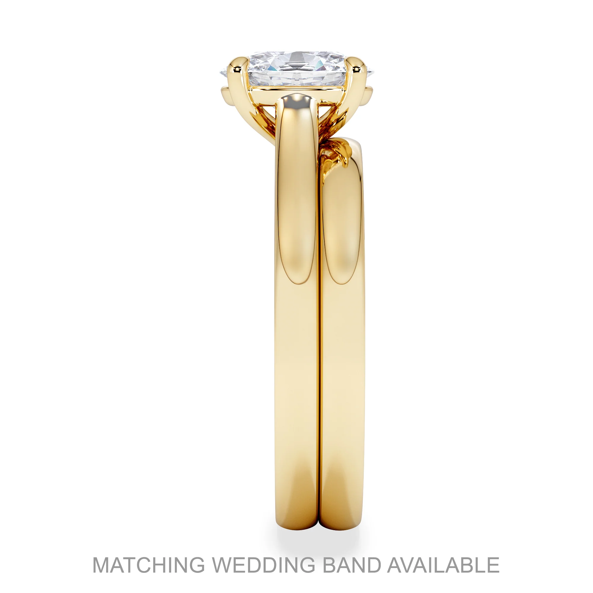 Amora Oval 1.00ct Diamond Engagement Ring G/VS1 Set in 18K Gold - Image 7