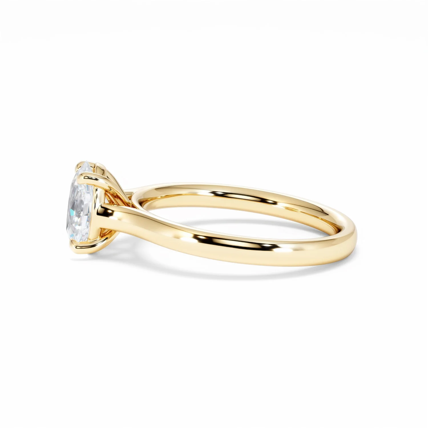 Amora Oval 1.00ct Diamond Engagement Ring G/VS1 Set in 18K Gold - Image 71