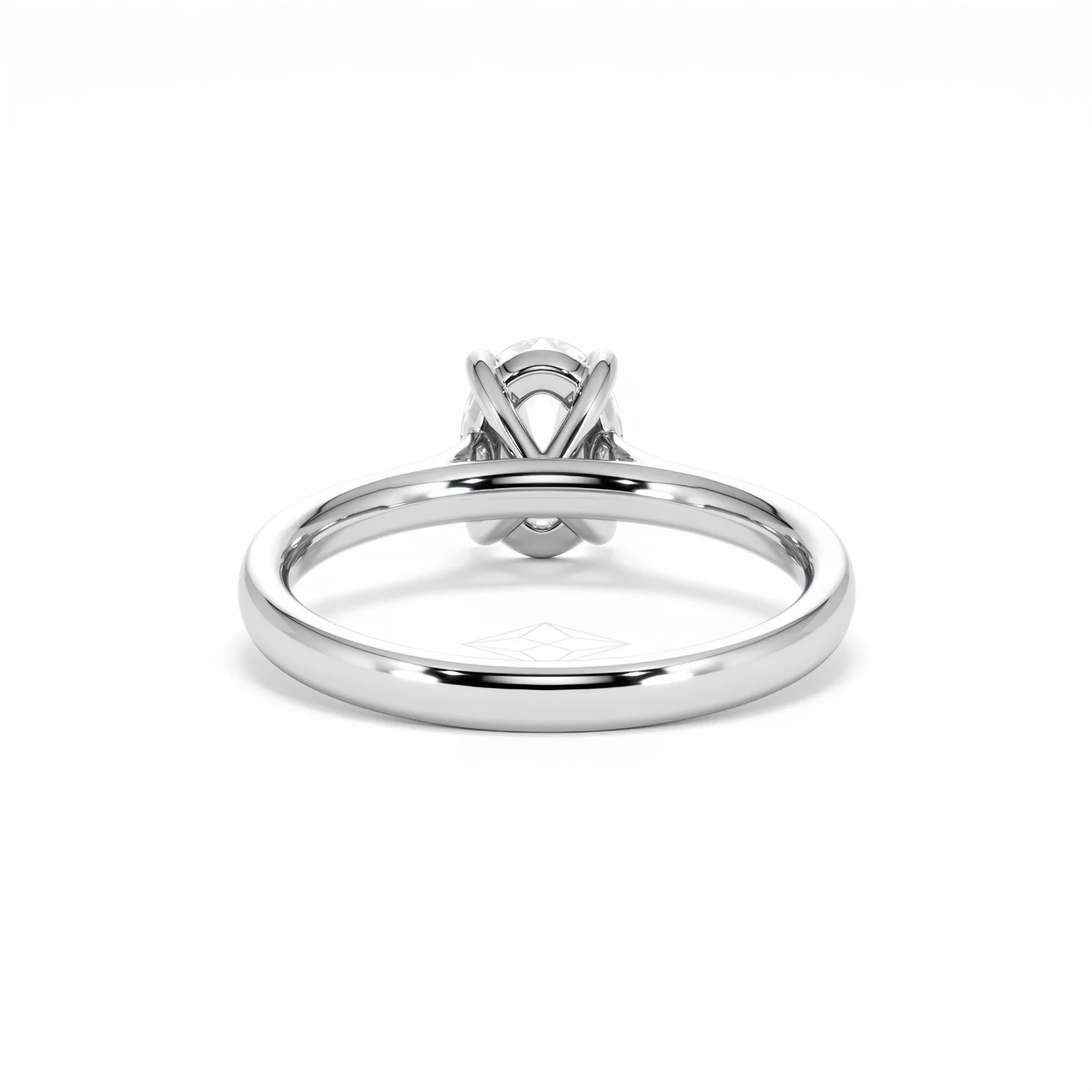 Amora Oval 1.00ct Diamond Engagement Ring G/VS1 Set in Platinum - Image 50