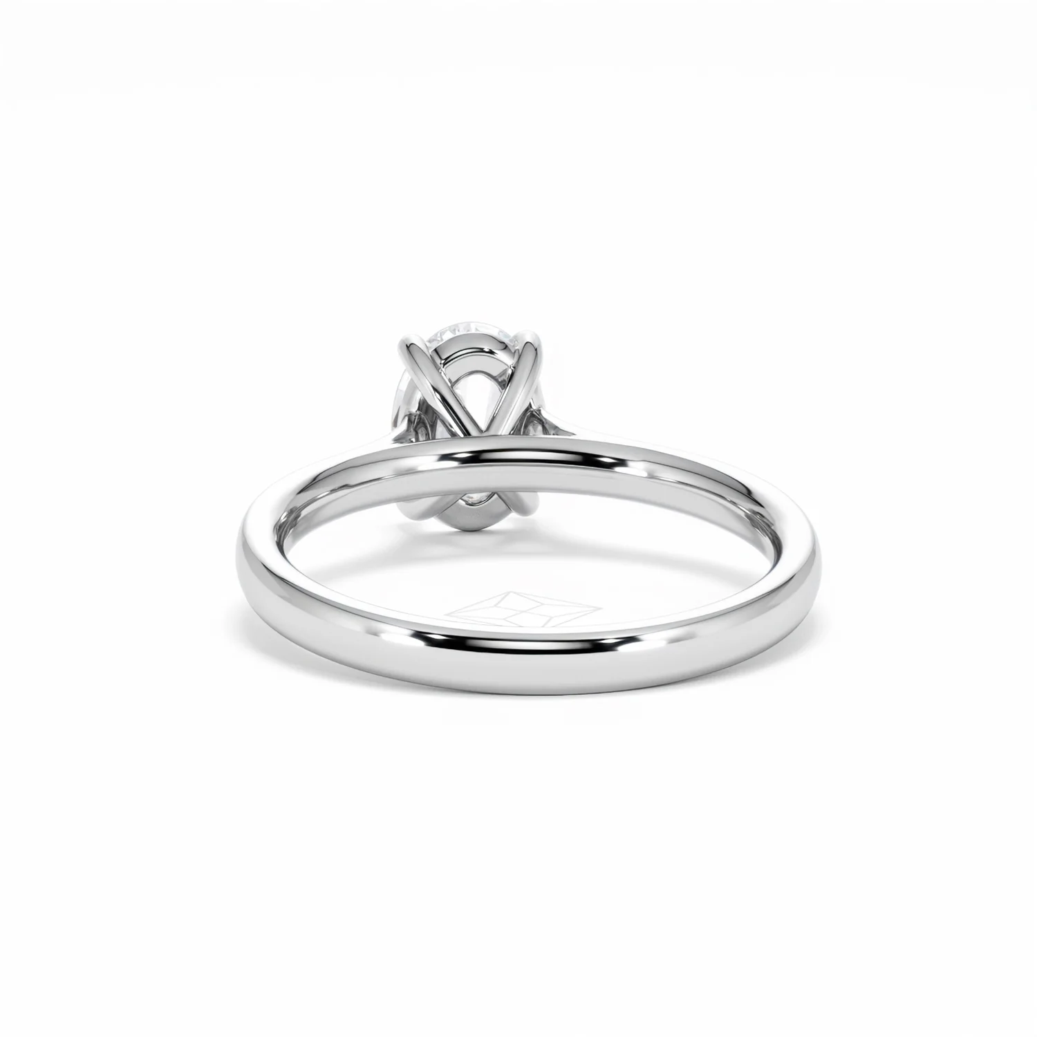 Amora Oval 1.00ct Diamond Engagement Ring G/VS1 Set in Platinum - Image 52