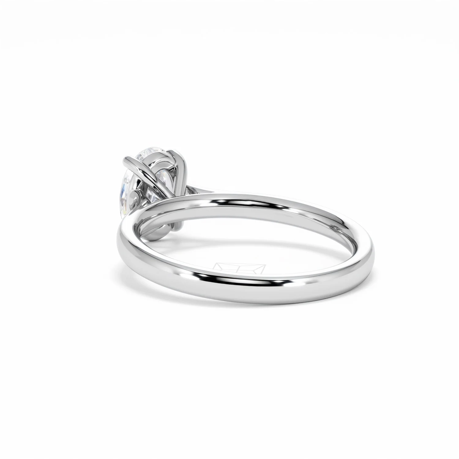 Amora Oval 1.00ct Diamond Engagement Ring G/VS1 Set in Platinum - Image 58