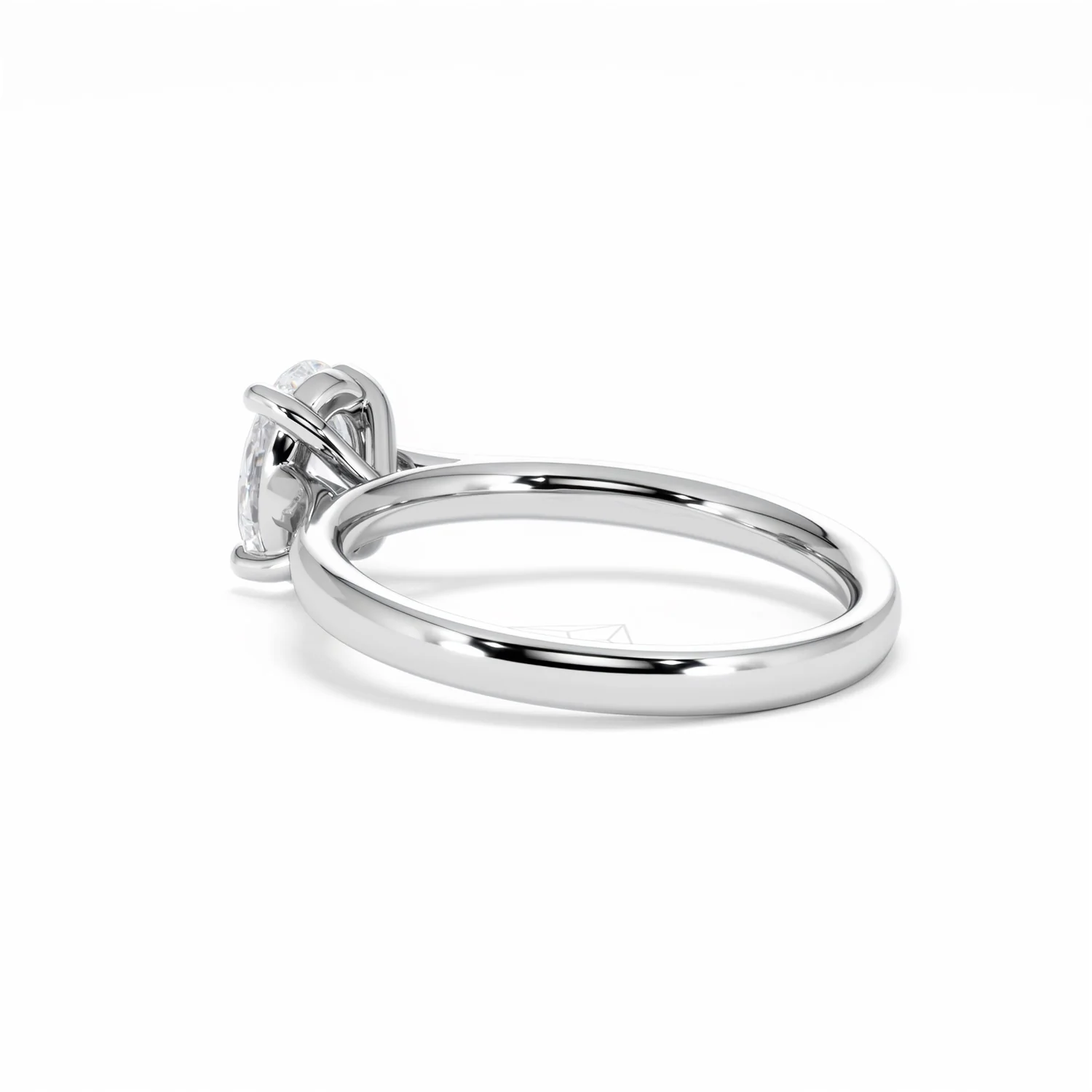 Amora Oval 1.00ct Diamond Engagement Ring G/VS1 Set in Platinum - Image 61