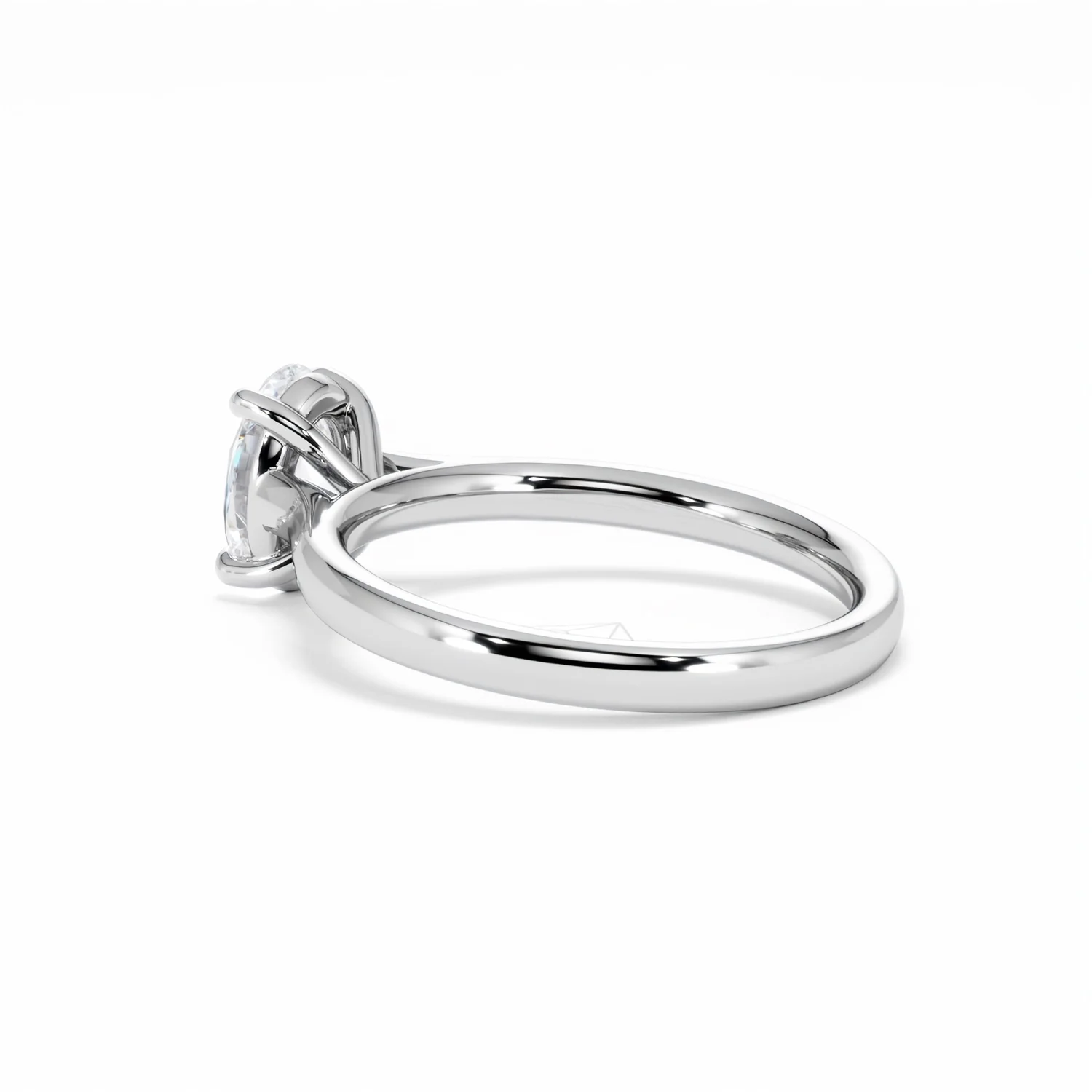 Amora Oval 1.00ct Diamond Engagement Ring G/VS1 Set in Platinum - Image 62