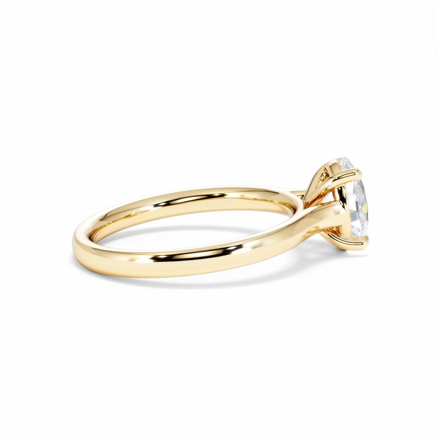 Amora Oval 1.00ct Lab Diamond Engagement Ring F/VS1 Set in 18K Gold - Image 30