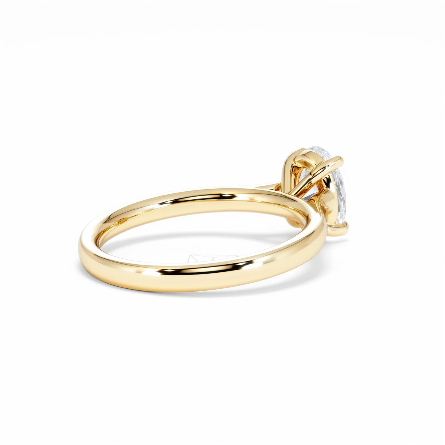 Amora Oval 1.00ct Lab Diamond Engagement Ring F/VS1 Set in 18K Gold - Image 37