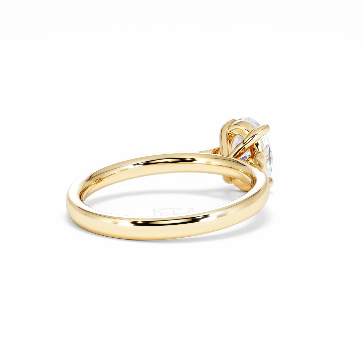 Amora Oval 1.00ct Lab Diamond Engagement Ring F/VS1 Set in 18K Gold - Image 39