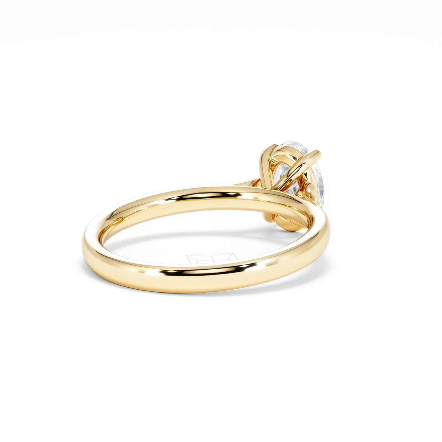 Amora Oval 1.00ct Lab Diamond Engagement Ring F/VS1 Set in 18K Gold - Image 40