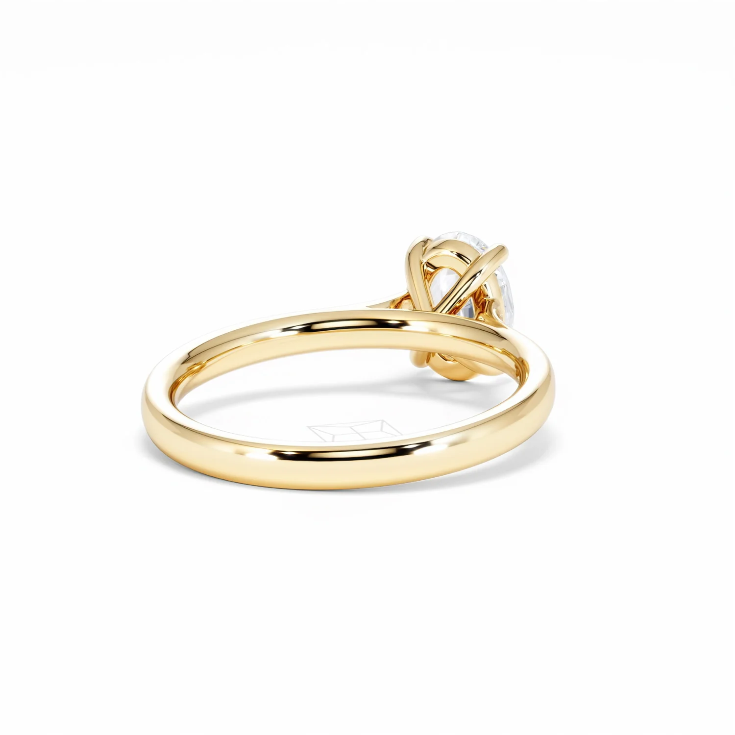 Amora Oval 1.00ct Lab Diamond Engagement Ring F/VS1 Set in 18K Gold - Image 42