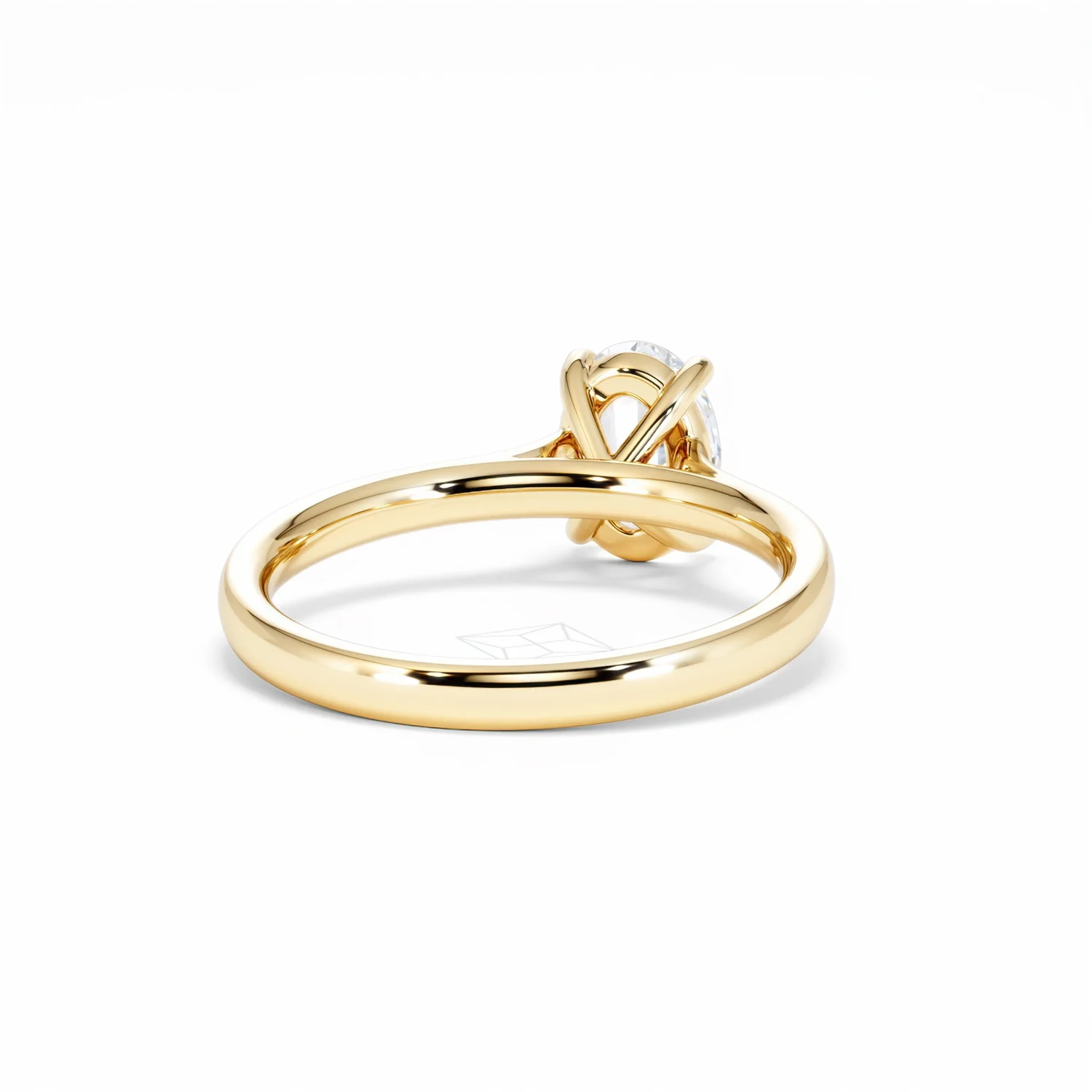 Amora Oval 1.00ct Lab Diamond Engagement Ring F/VS1 Set in 18K Gold - Image 44