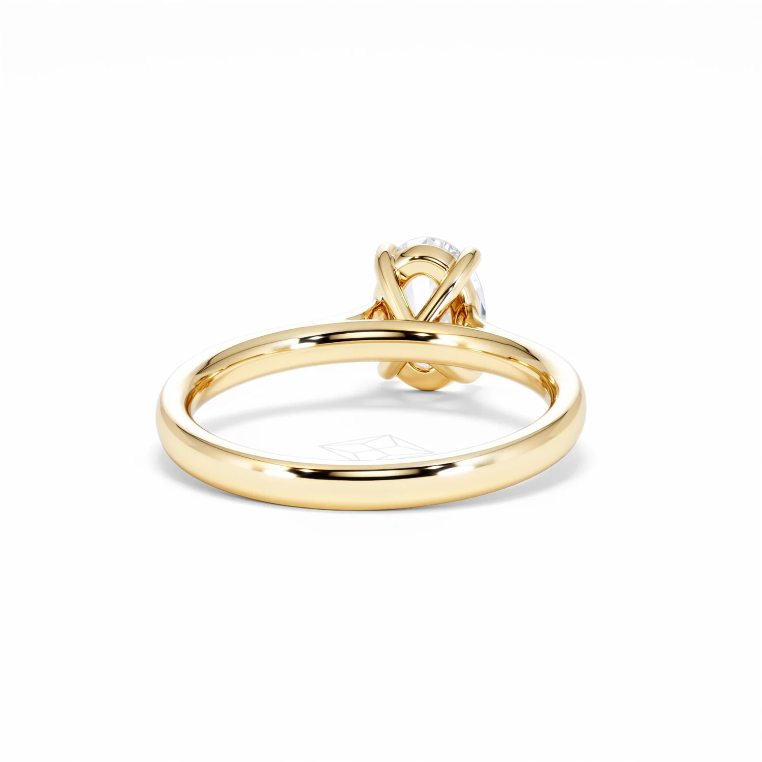 Amora Oval 1.00ct Lab Diamond Engagement Ring F/VS1 Set in 18K Gold - Image 45