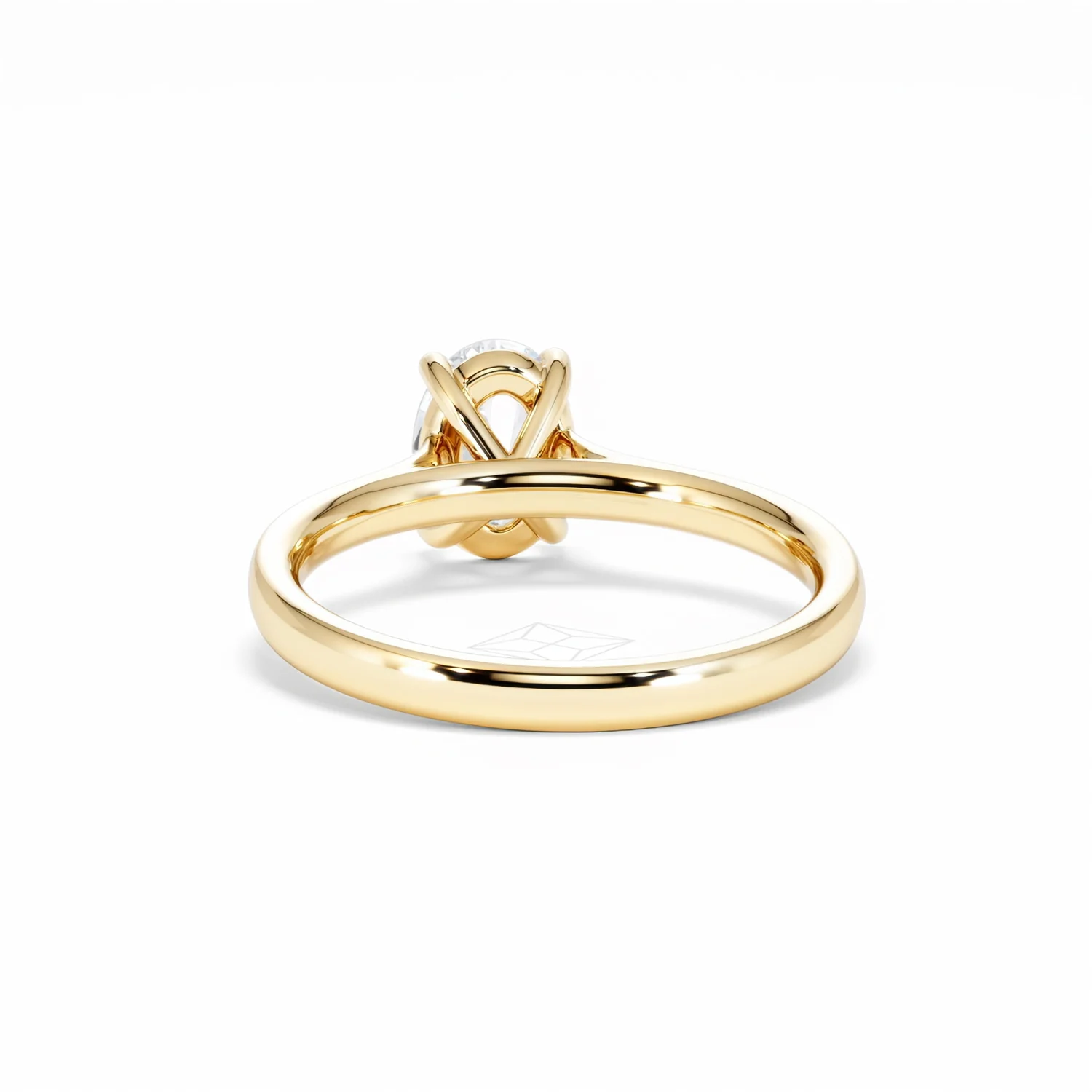 Amora Oval 1.00ct Lab Diamond Engagement Ring F/VS1 Set in 18K Gold - Image 50