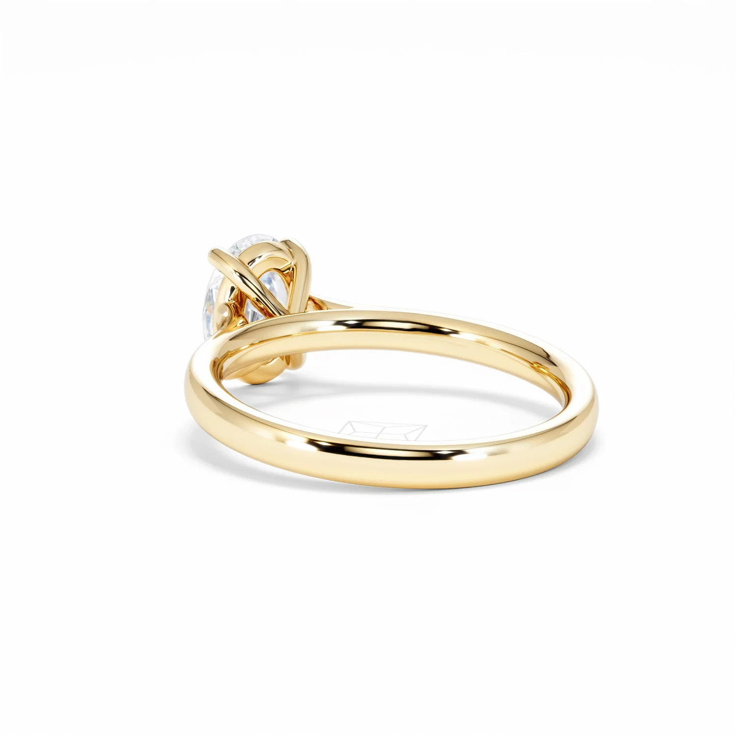 Amora Oval 1.00ct Lab Diamond Engagement Ring F/VS1 Set in 18K Gold - Image 55