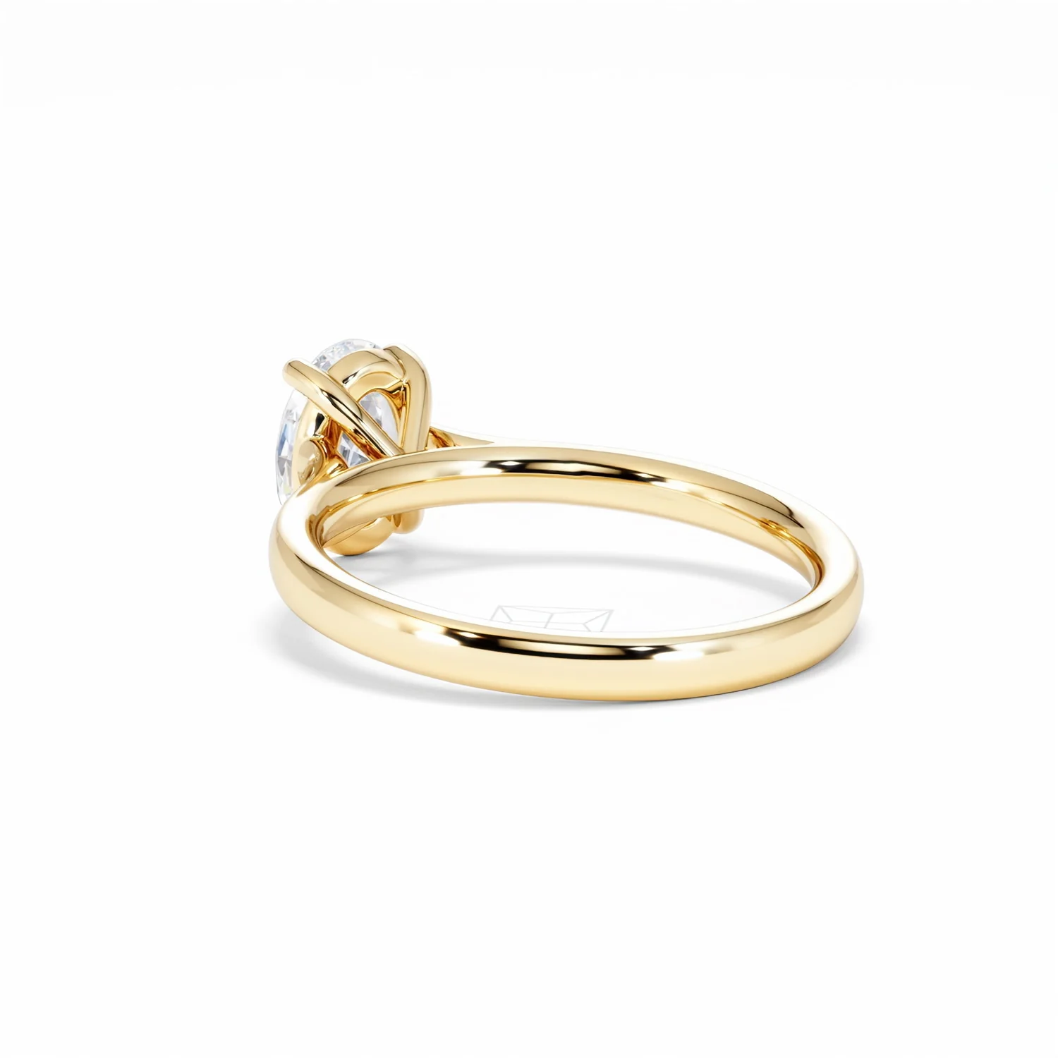 Amora Oval 1.00ct Lab Diamond Engagement Ring F/VS1 Set in 18K Gold - Image 56