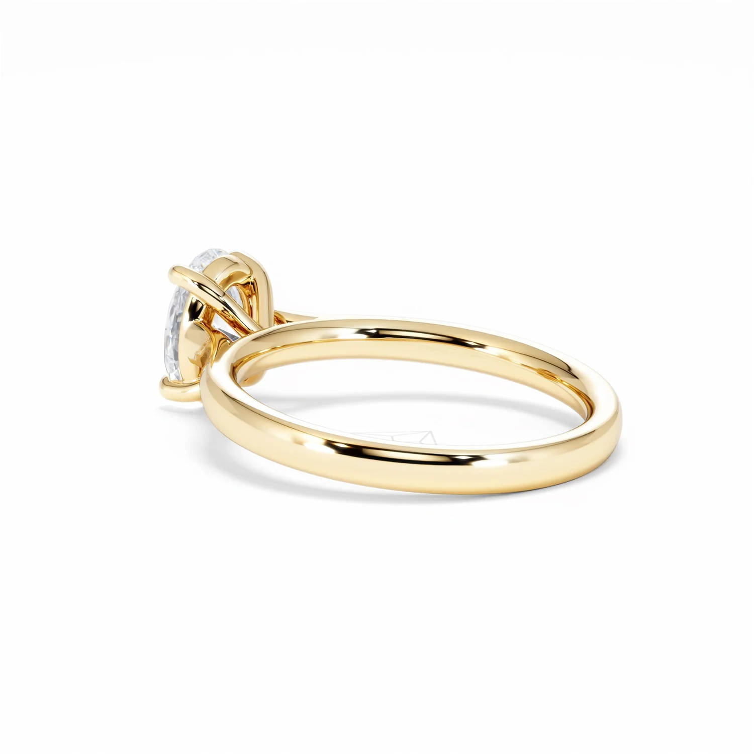 Amora Oval 1.00ct Lab Diamond Engagement Ring F/VS1 Set in 18K Gold - Image 59