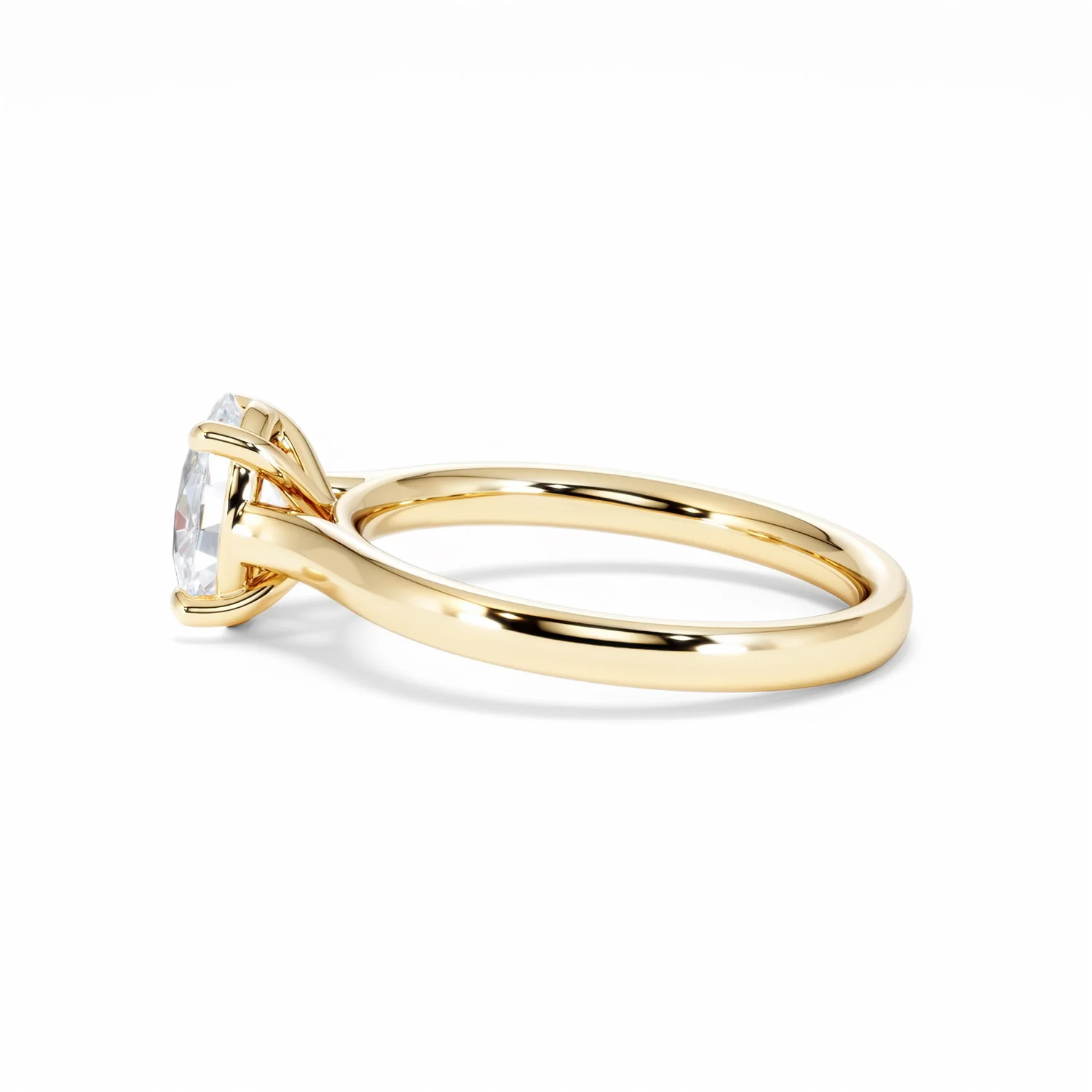 Amora Oval 1.00ct Lab Diamond Engagement Ring F/VS1 Set in 18K Gold - Image 66