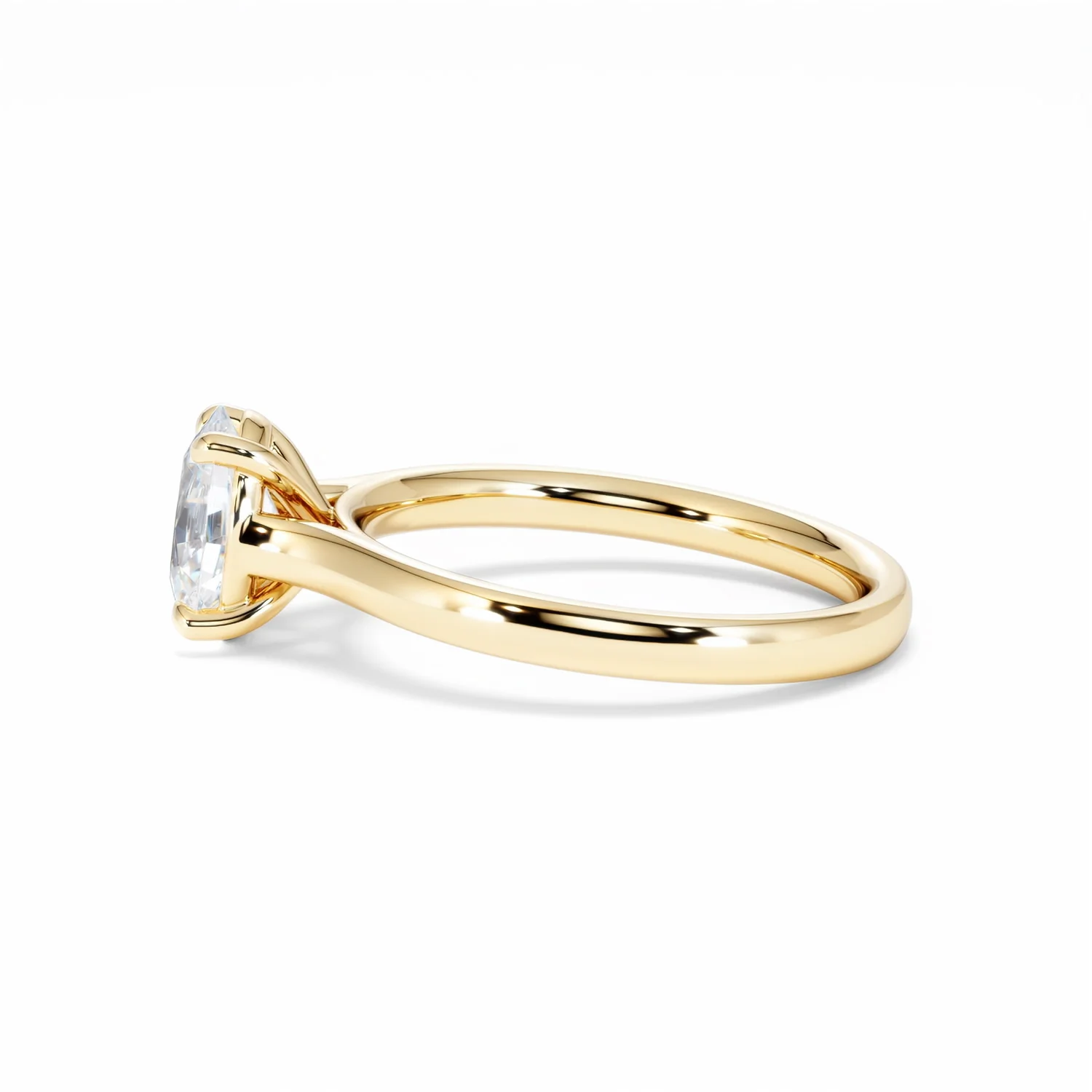 Amora Oval 1.00ct Lab Diamond Engagement Ring F/VS1 Set in 18K Gold - Image 68