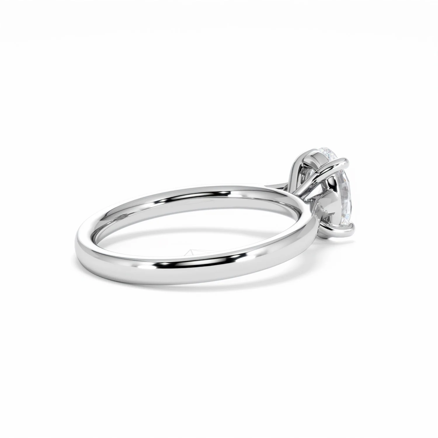 Amora Oval 1.00ct Lab Diamond Engagement Ring F/VS1 Set in 18K White Gold - Image 37