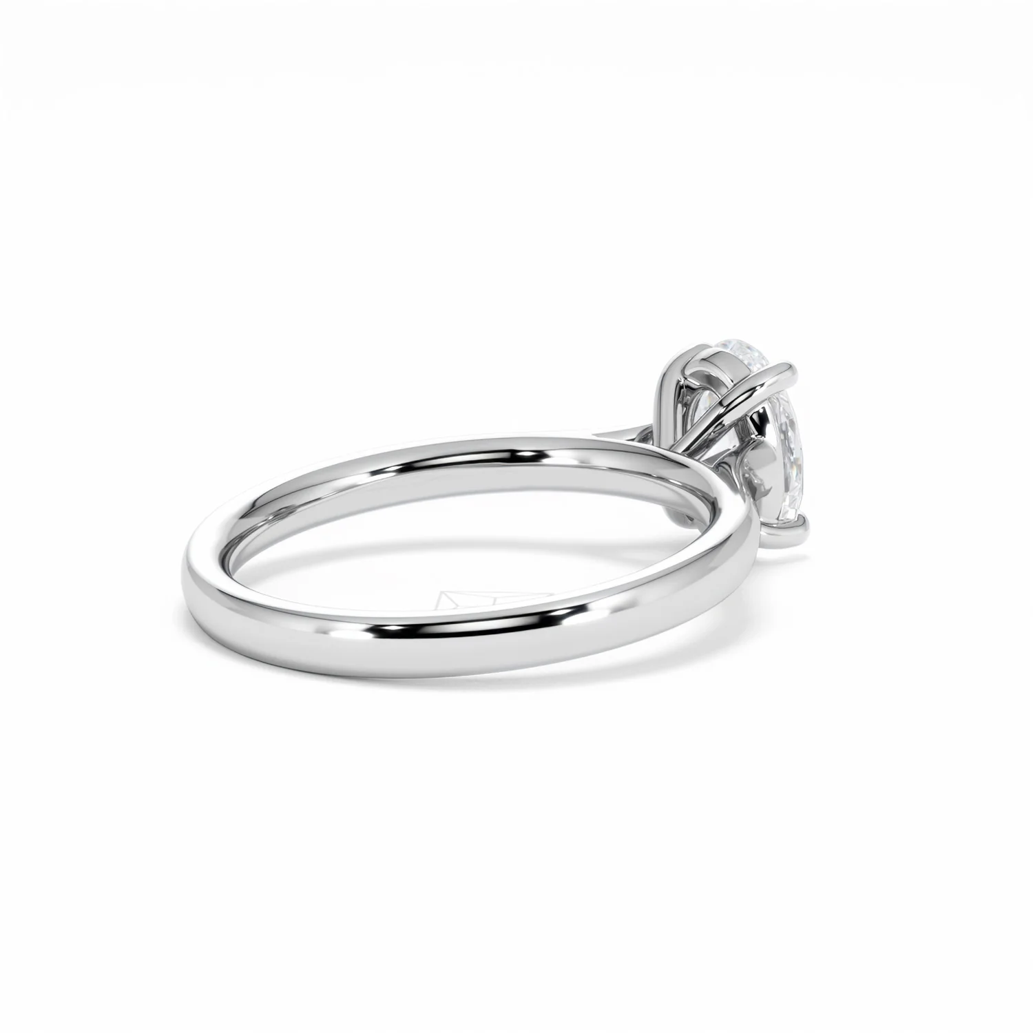 Amora Oval 1.00ct Lab Diamond Engagement Ring F/VS1 Set in Platinum - Image 39
