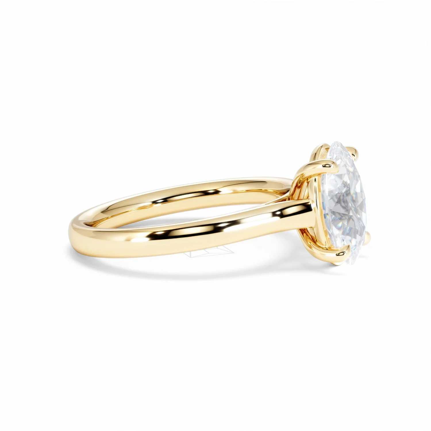 Amora Oval 2.00ct Lab Diamond Engagement Ring F/VS1 Set in 18K Gold - Image 25