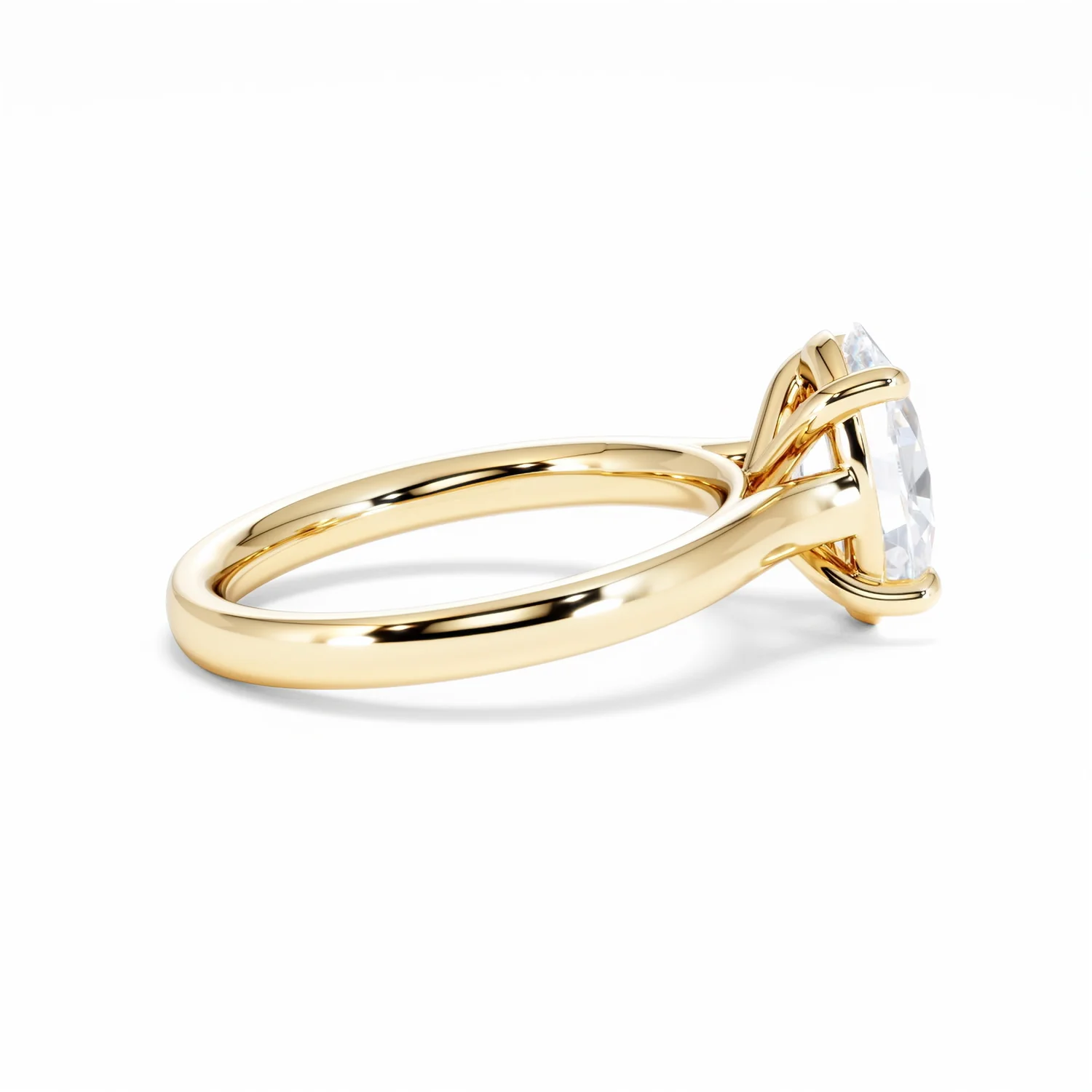 Amora Oval 2.00ct Lab Diamond Engagement Ring F/VS1 Set in 18K Gold - Image 32