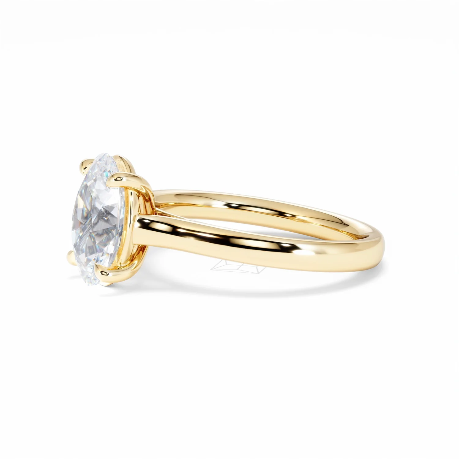 Amora Oval 2.00ct Lab Diamond Engagement Ring F/VS1 Set in 18K Gold - Image 76