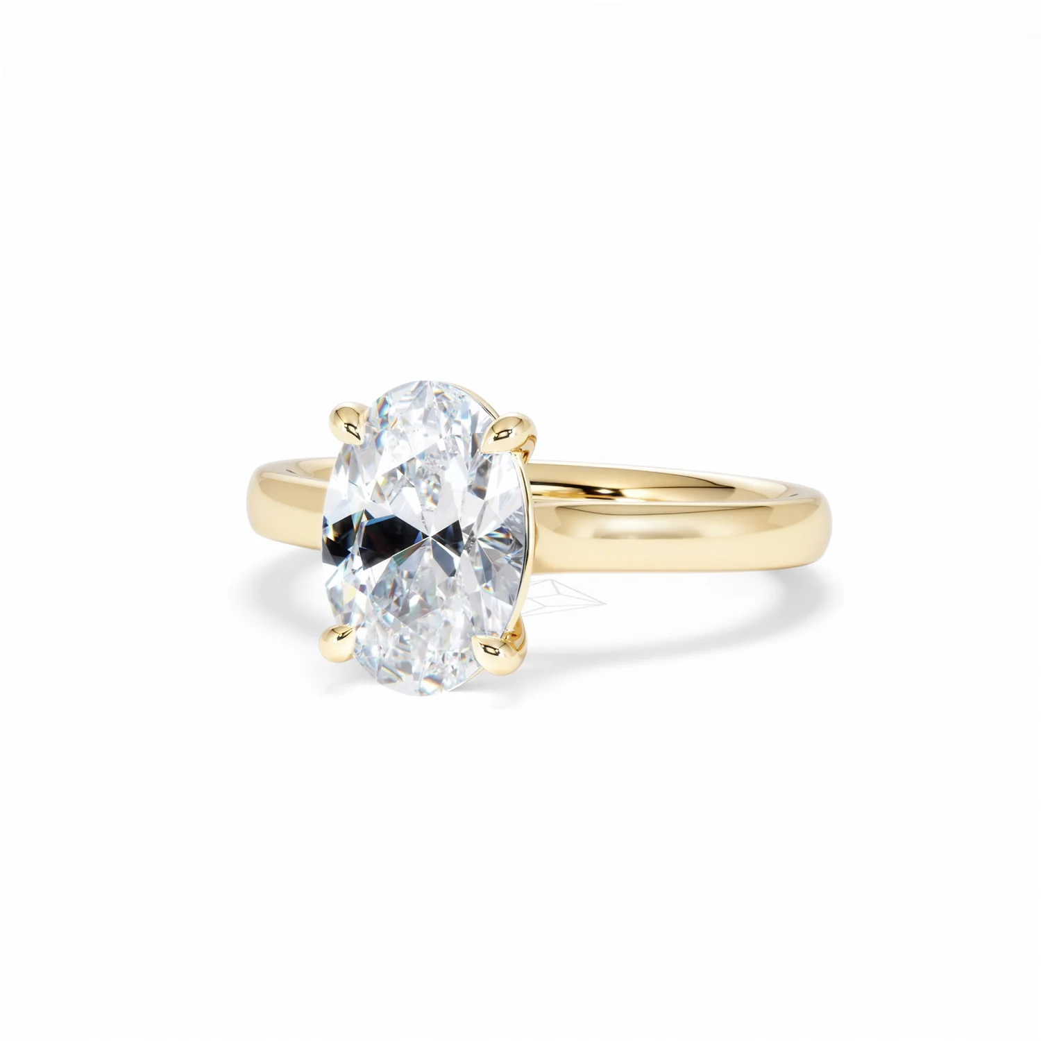 Amora Oval 2.00ct Lab Diamond Engagement Ring F/VS1 Set in 18K Gold - Image 86