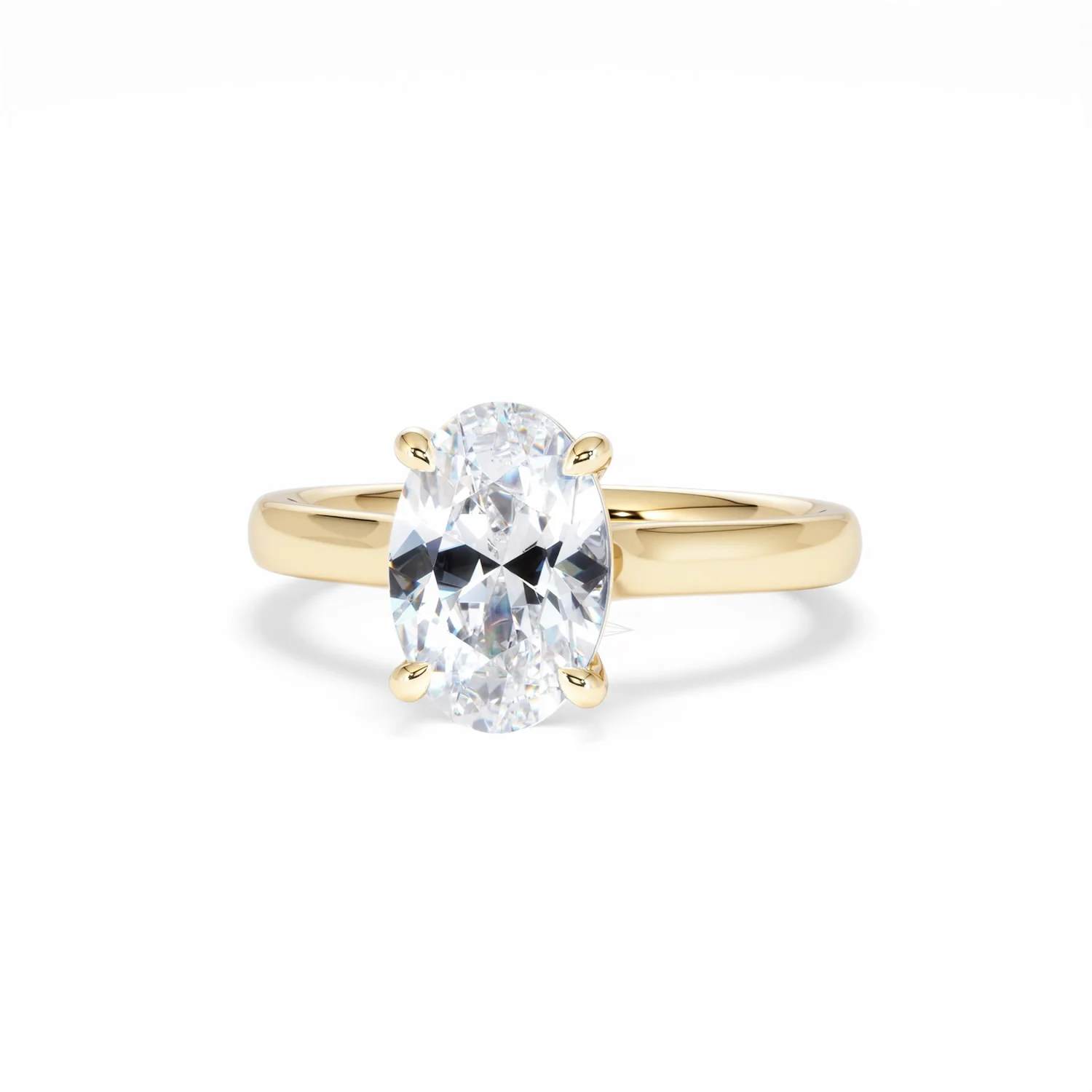 Amora Oval 2.00ct Lab Diamond Engagement Ring F/VS1 Set in 18K Gold - Image 88