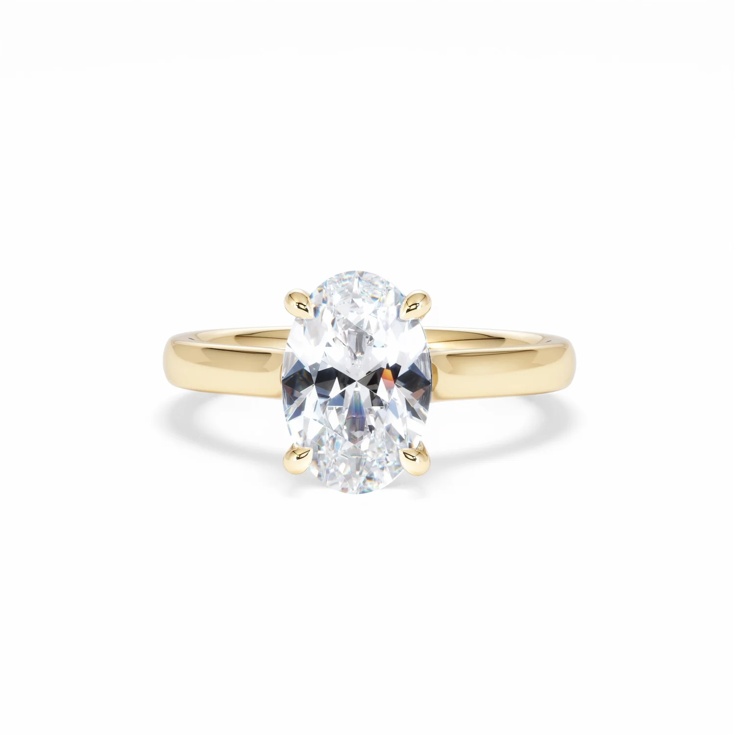 Amora Oval 2.00ct Lab Diamond Engagement Ring F/VS1 Set in 18K Gold - Image 89