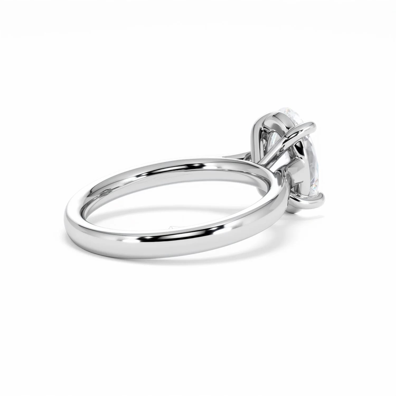 Amora Oval 2.00ct Lab Diamond Engagement Ring F/VS1 Set in 18K White Gold - Image 38