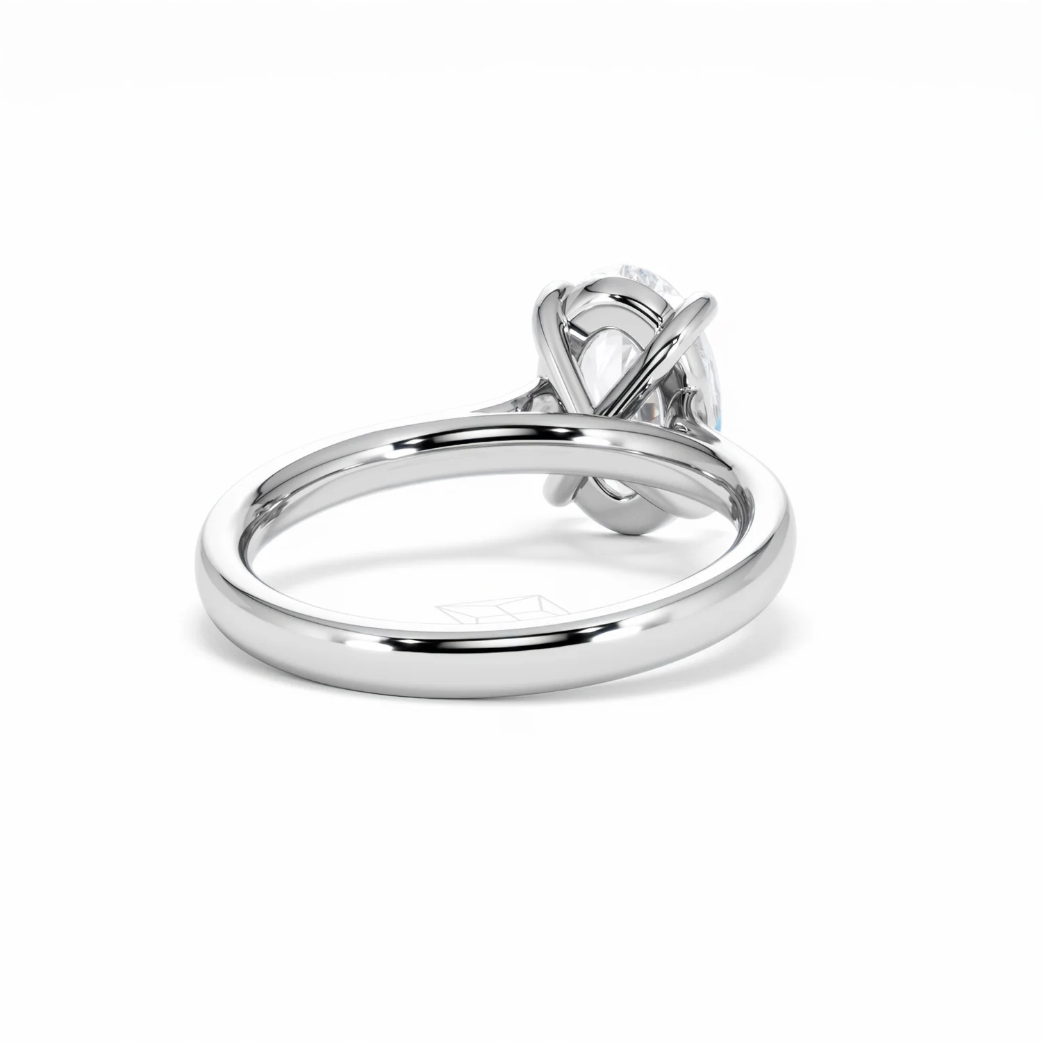 Amora Oval 2.00ct Lab Diamond Engagement Ring F/VS1 Set in 18K White Gold - Image 45