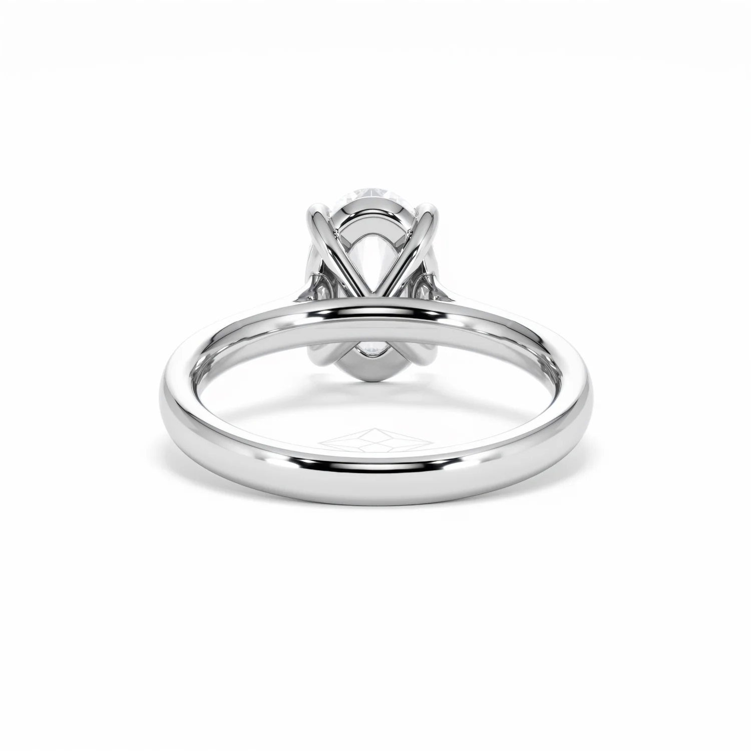Amora Oval 2.00ct Lab Diamond Engagement Ring F/VS1 Set in 18K White Gold - Image 50
