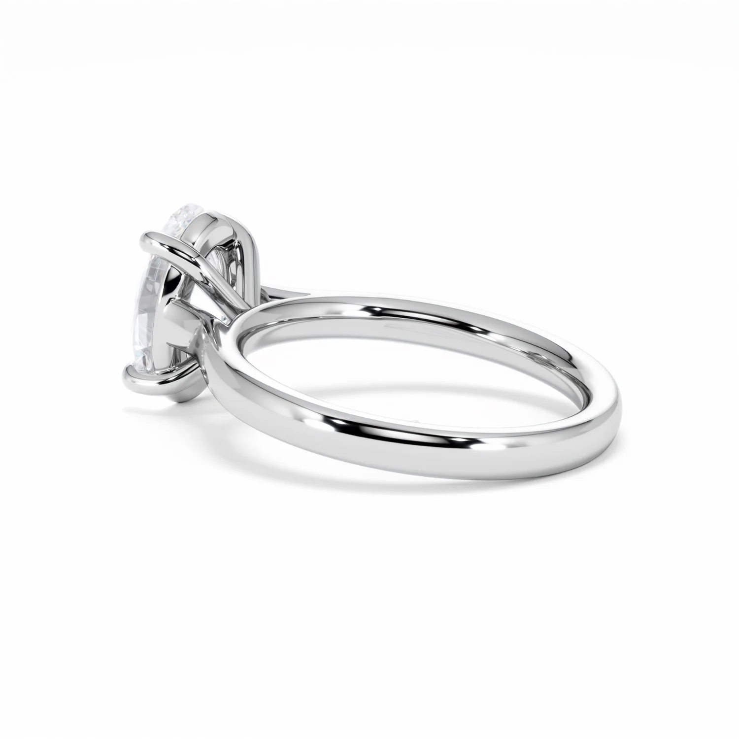 Amora Oval 2.00ct Lab Diamond Engagement Ring F/VS1 Set in 18K White Gold - Image 63
