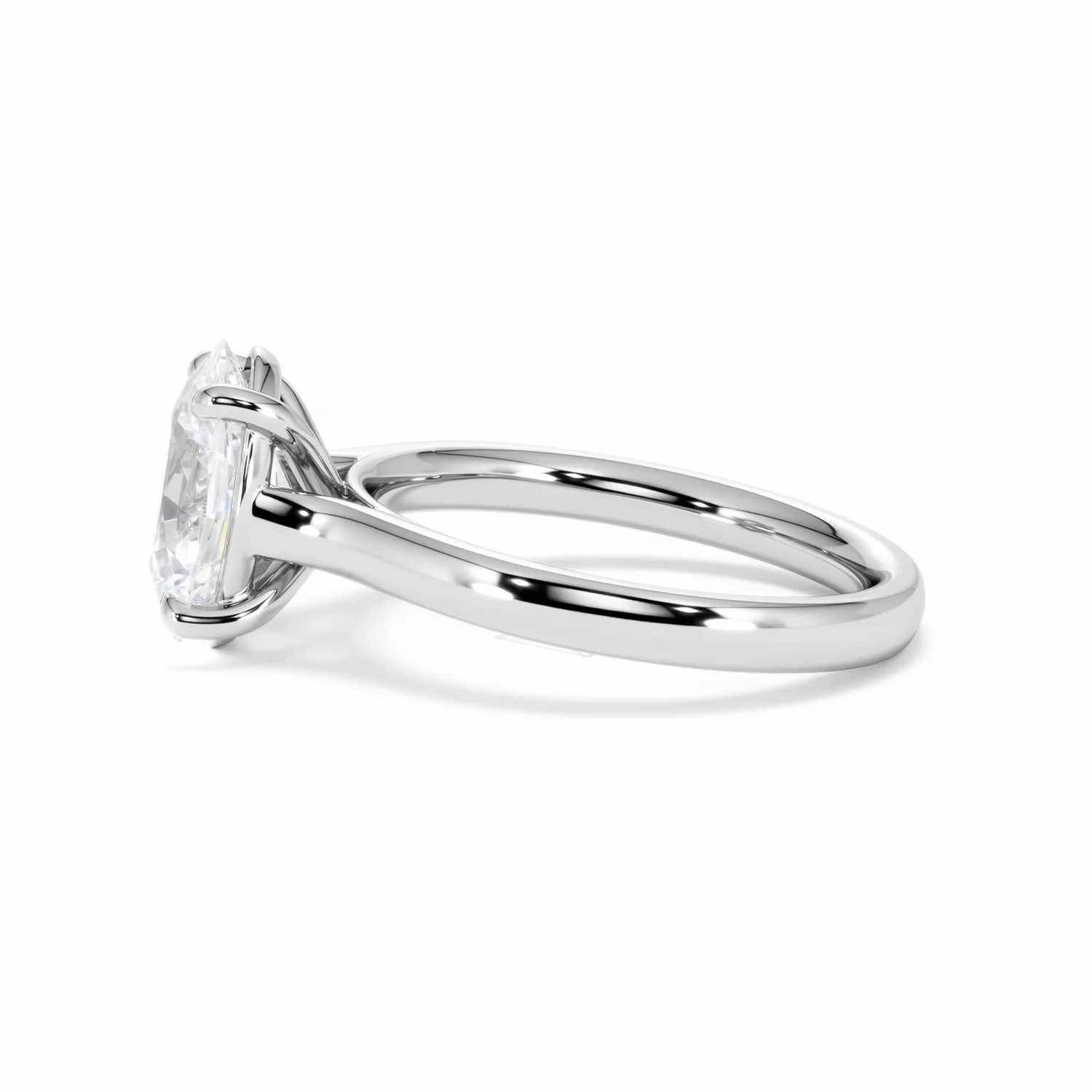 Amora Oval 2.00ct Lab Diamond Engagement Ring F/VS1 Set in 18K White Gold - Image 71