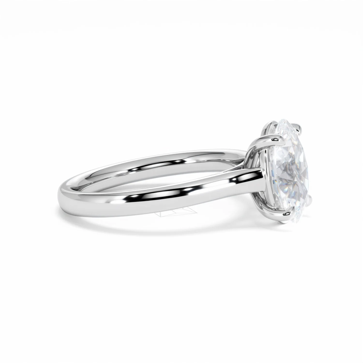 Amora Oval 2.00ct Lab Diamond Engagement Ring F/VS1 Set in Platinum - Image 25