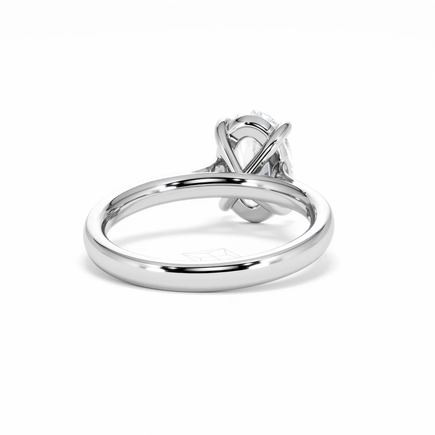 Amora Oval 2.00ct Lab Diamond Engagement Ring F/VS1 Set in Platinum - Image 46